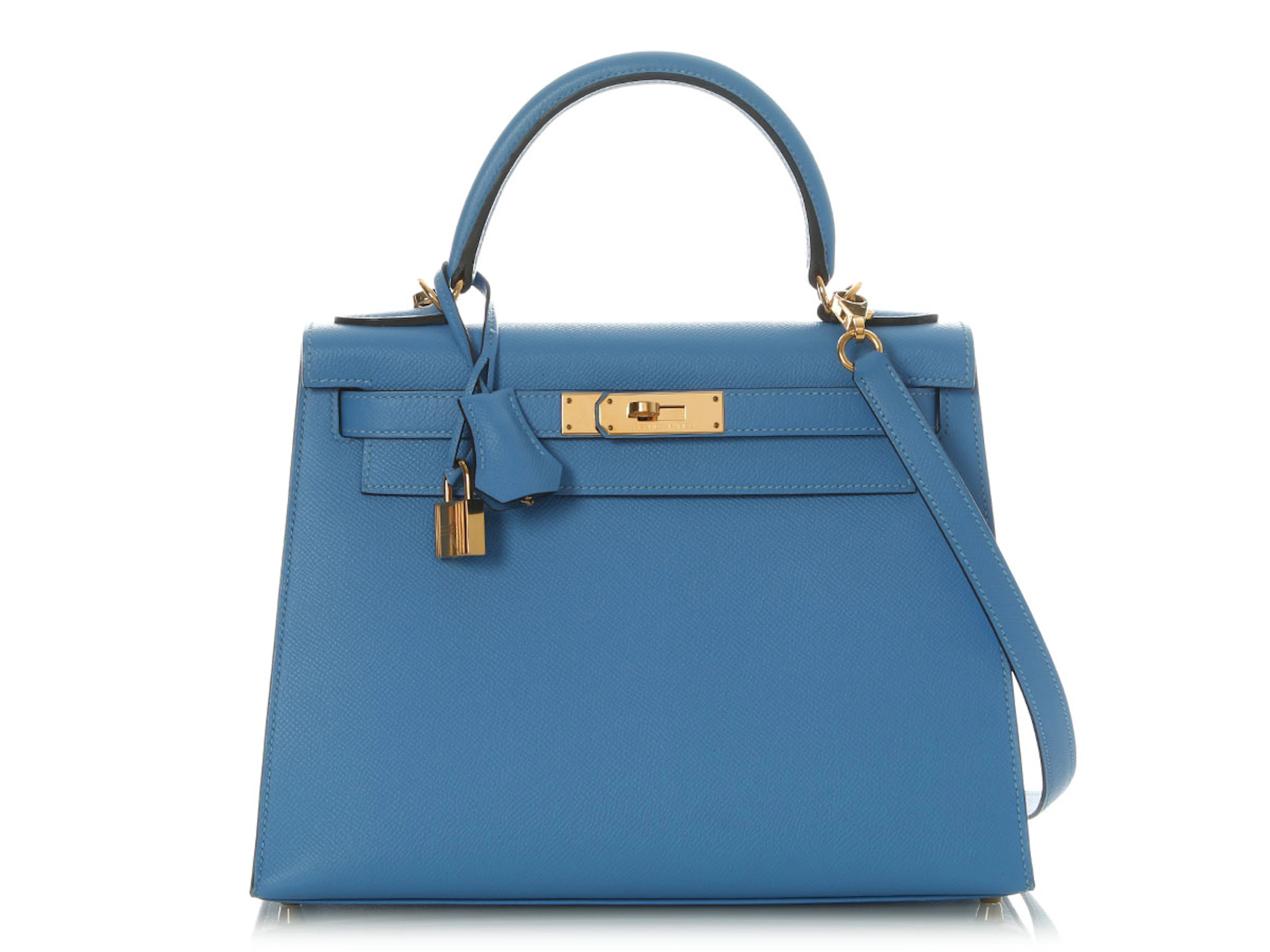 Bleu Paradis Epsom Sellier Kelly 28 Gold Hardware, 2015