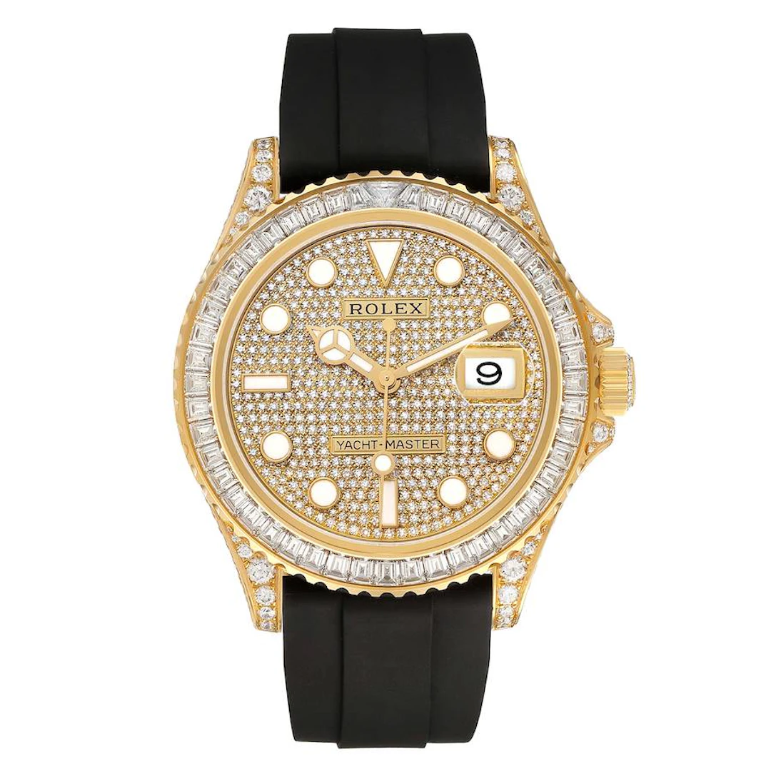 Yacht-Master (Reference 226668TBR). A 42mm yellow gold diamond-set