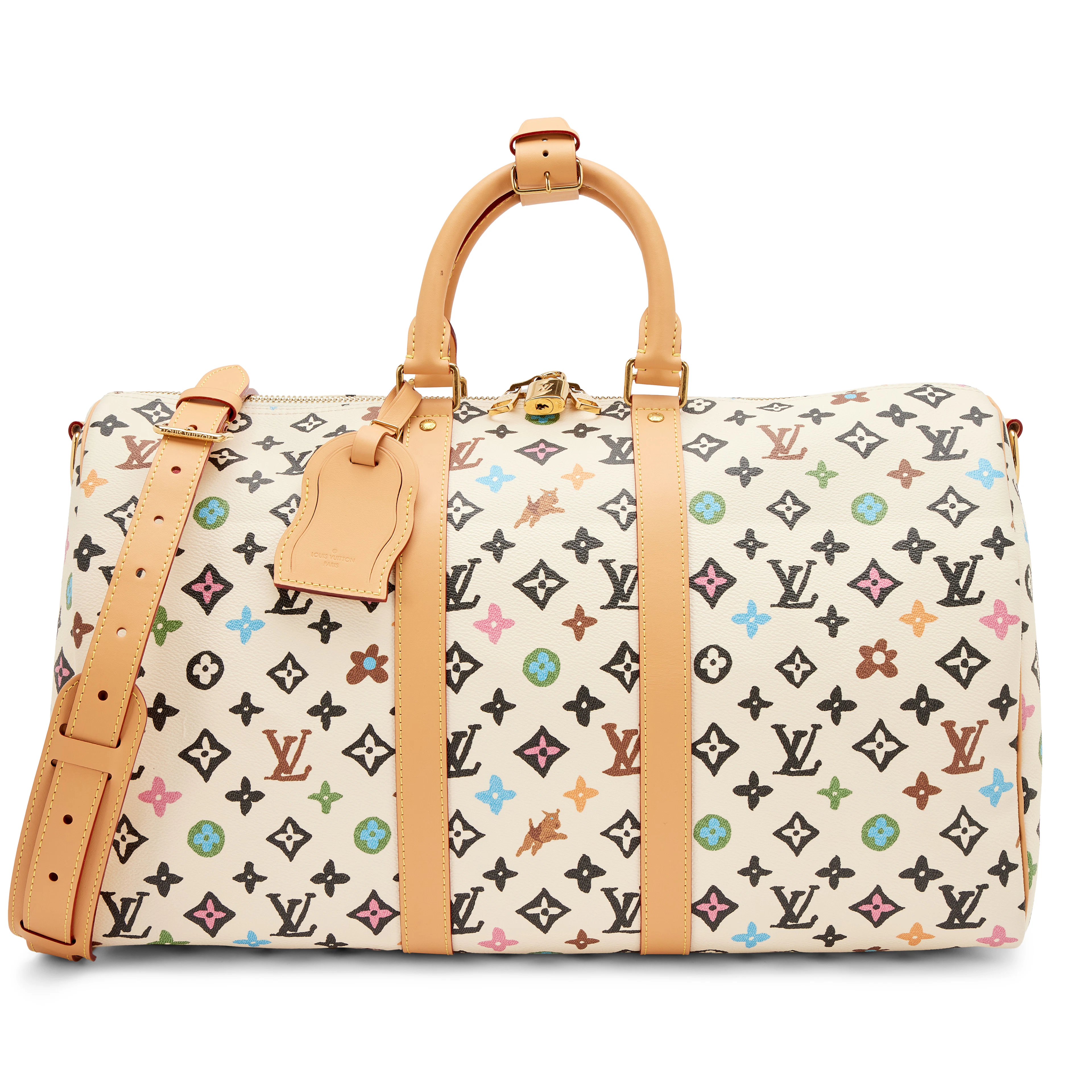 Tyler, the Creator Vanilla Craggy Monogram Keepall Bandouliere 45