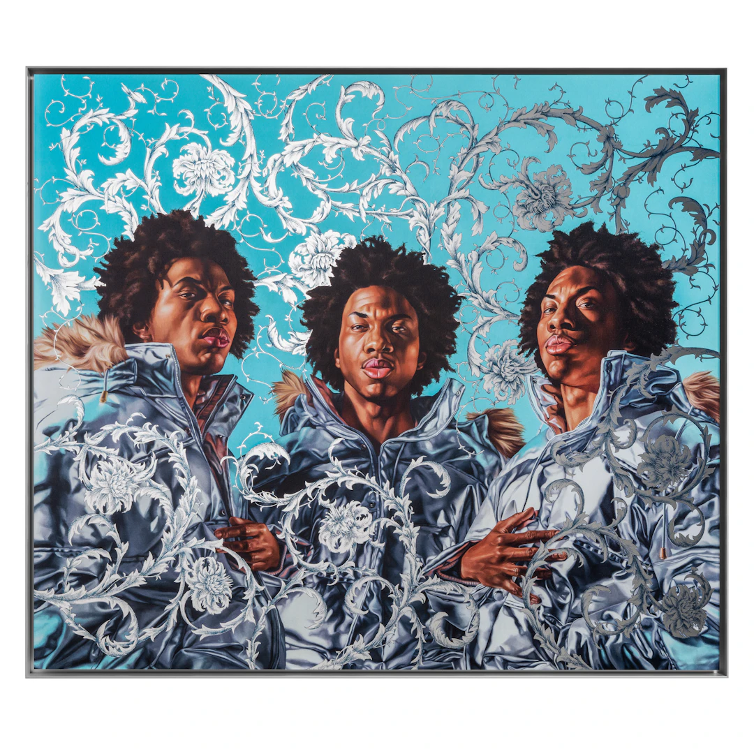 Triple Portrait of Charles II | Blue