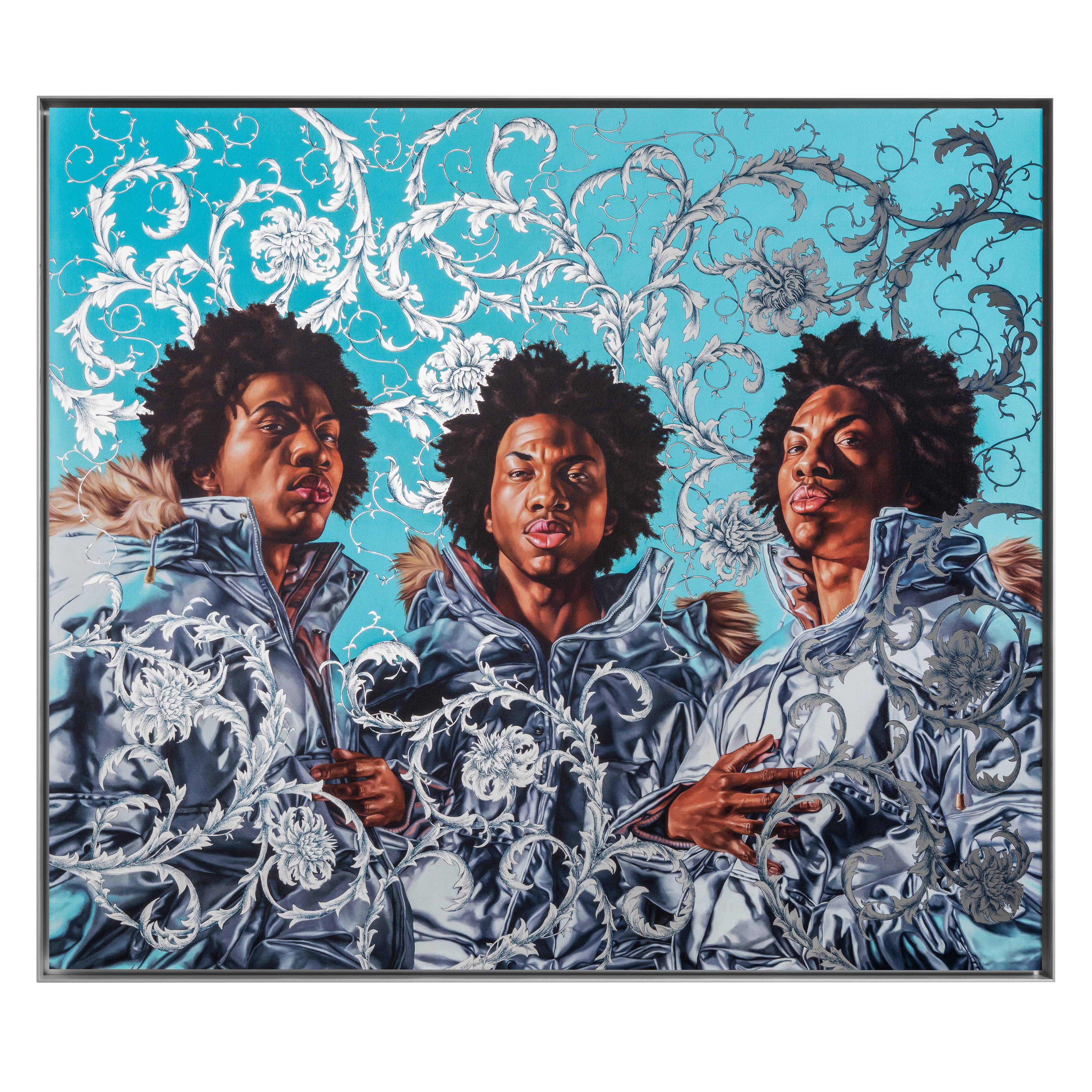 Triple Portrait of Charles II | Blue