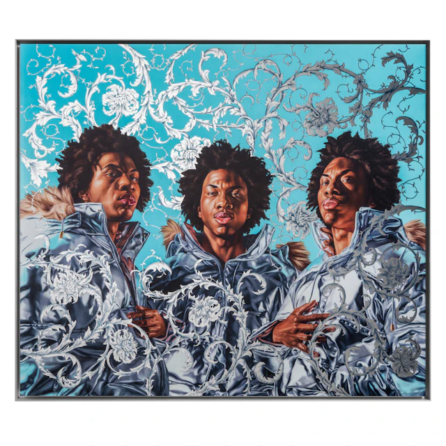 Triple Portrait of Charles II | Blue