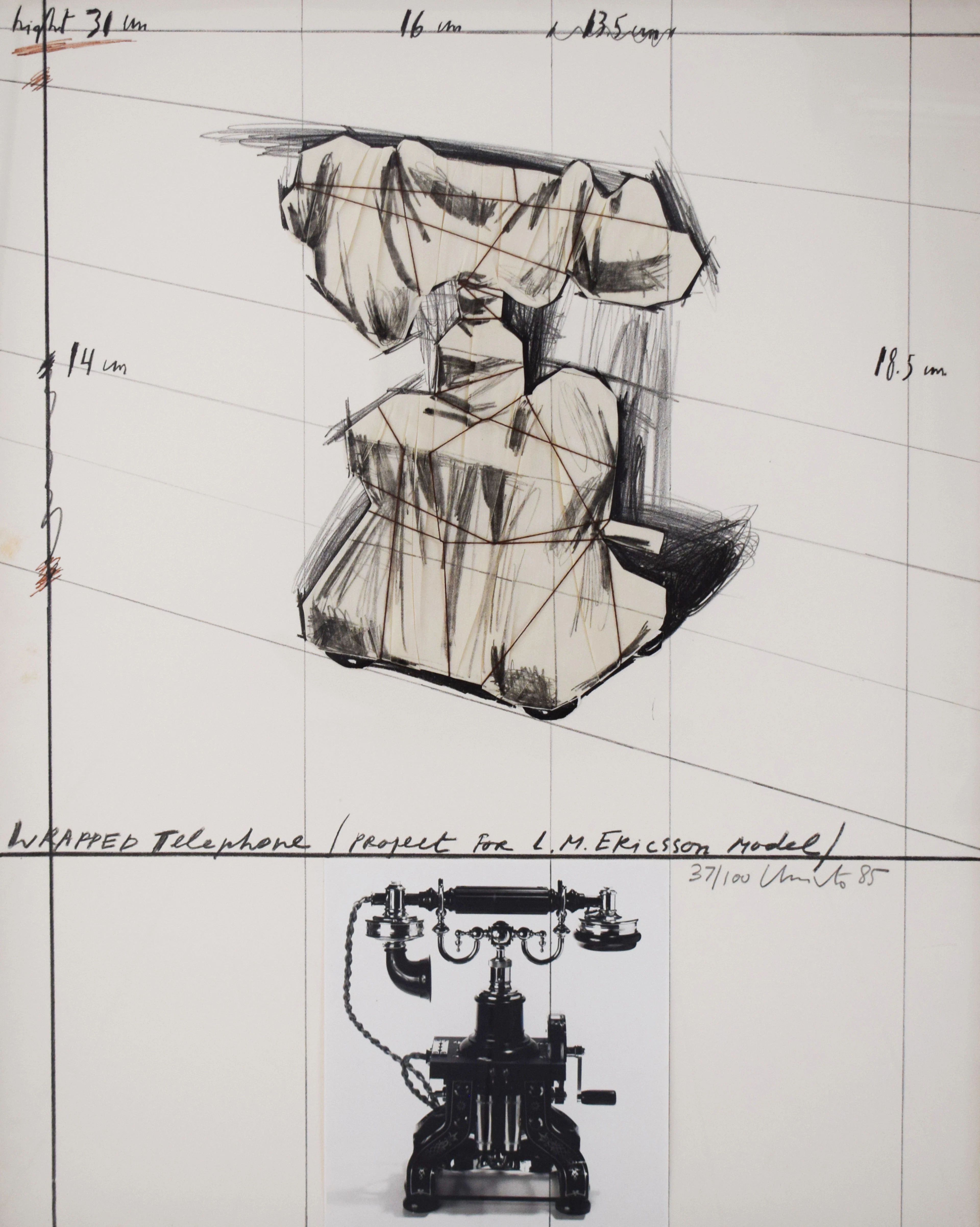 Wrapped Telephone, Project for L. M. Ericsson Model