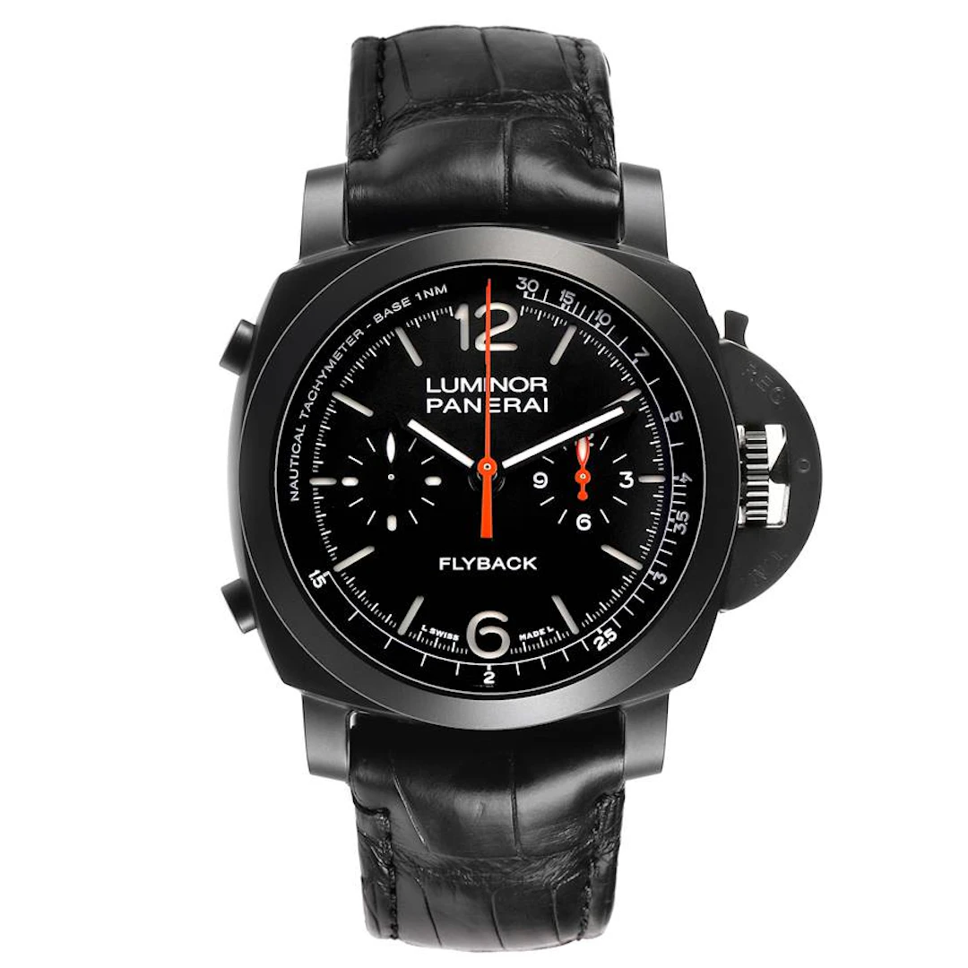 Luminor (Reference PAM01298). A 44mm black ceramic automatic wristwatch