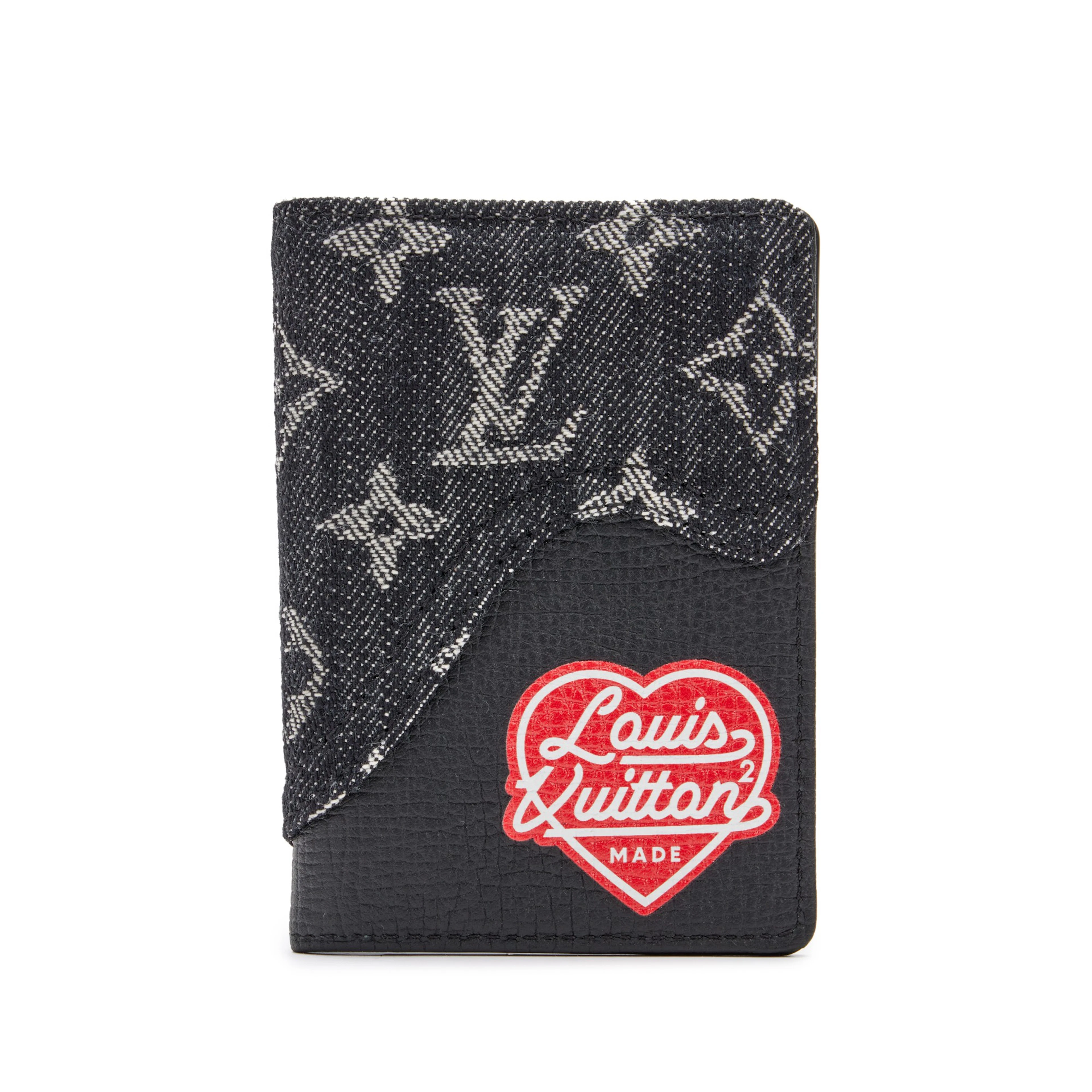 Virgil Abloh x NIGO Black Monogram Denim Drip and Taurillon Pocket
