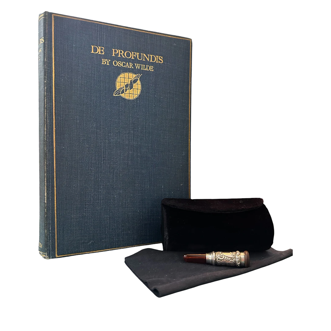 De Profundis First Edition Book, Accompanied by Oscar Wilde's Cigarette Holder