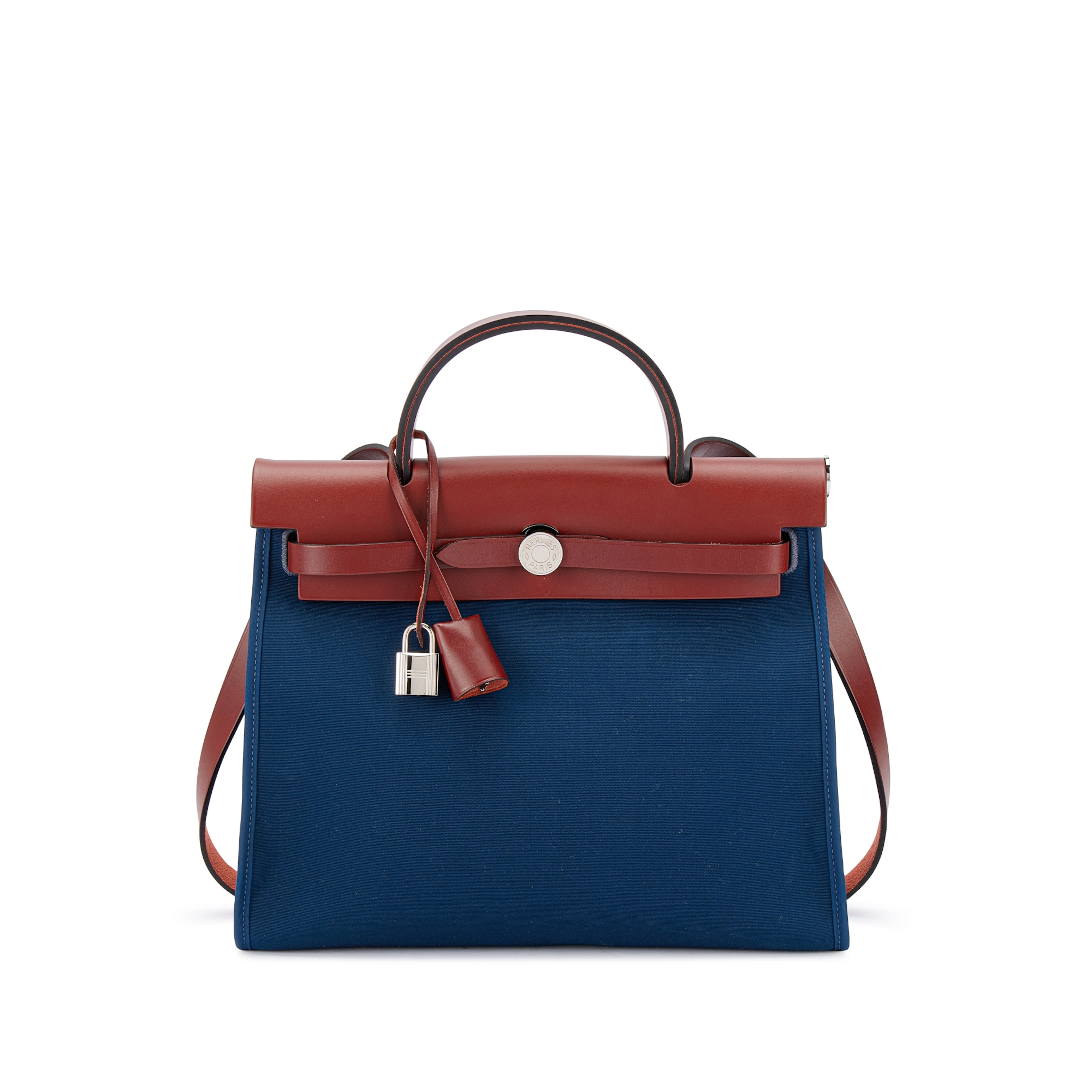 Rouge H Vache Hunter and Bleu de Malte Toile Herbag Zip 31 Palladium