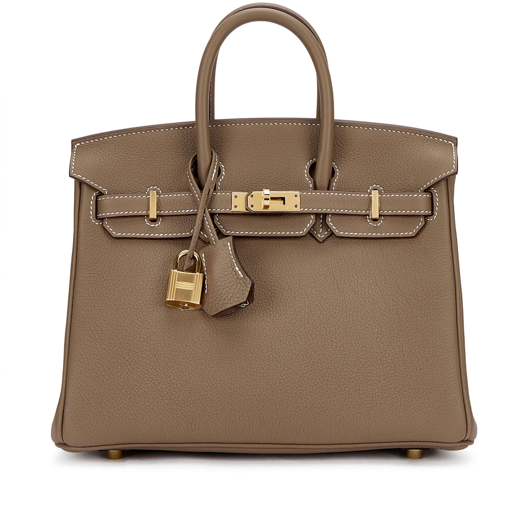 Etoupe Togo Birkin 25 Gold Hardware, 2026