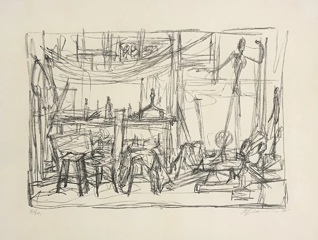 The Pointing Man, in the Studio | L’homme qui Pointe dans L’atelier