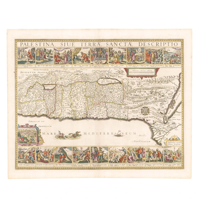 Dutch Map Of Palestine