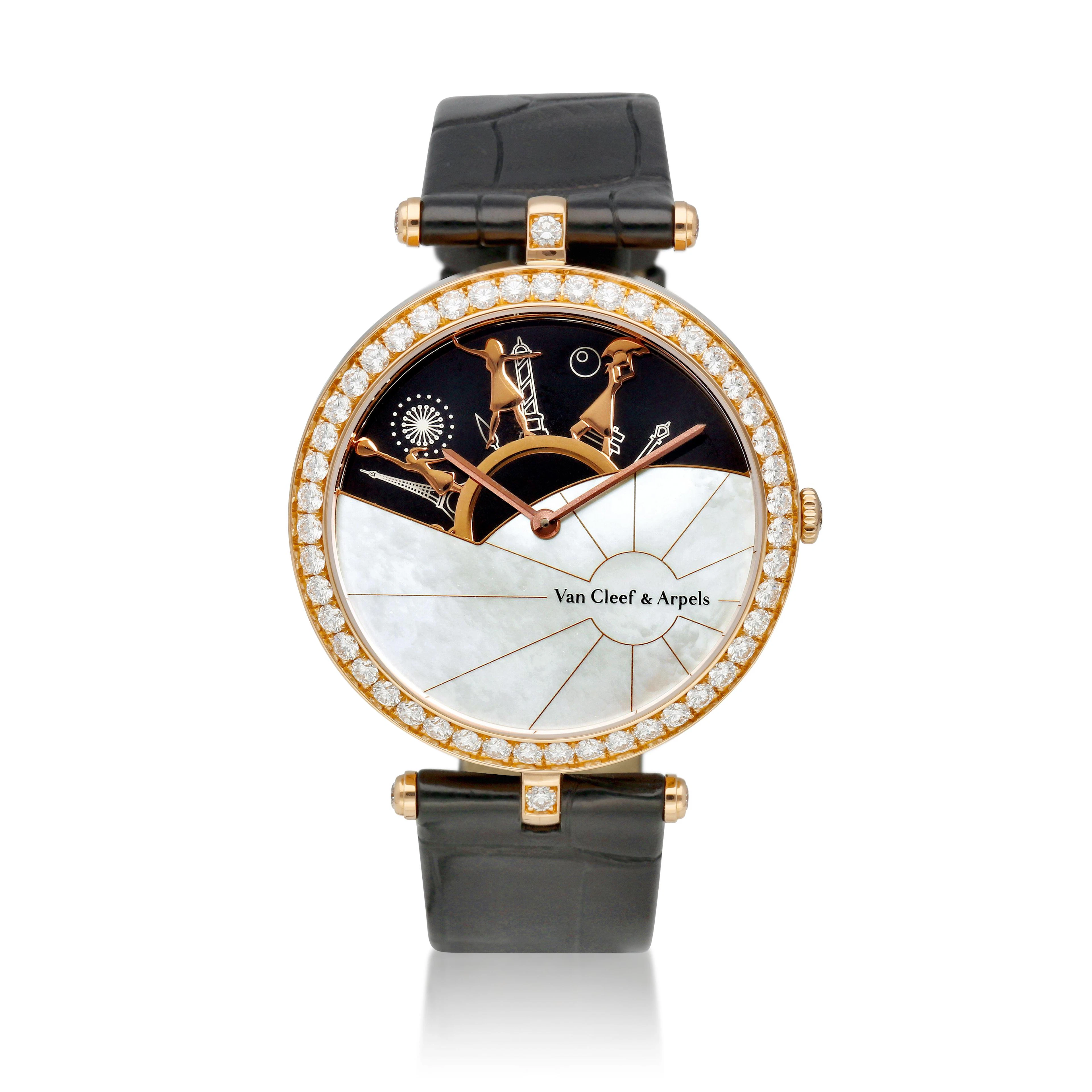 Lady Arpels A Day in Paris (Reference VCARO3ZAOO). A rose gold and