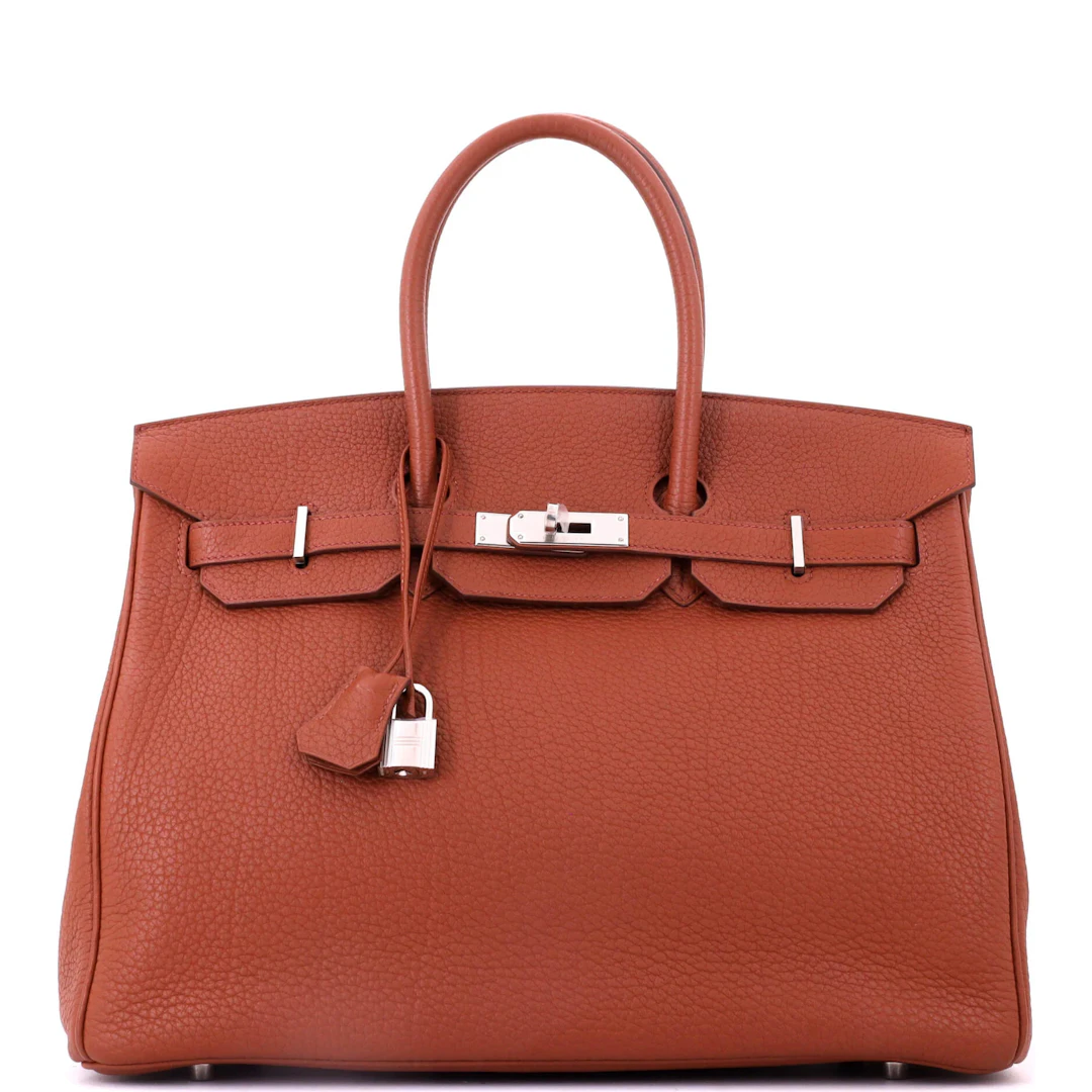 Sienne Fjord Birkin 35 Palladium Hardware, 2010