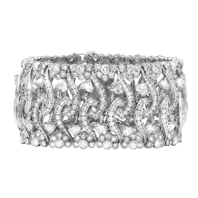 White Gold and 32.50ctw Diamond Bracelet