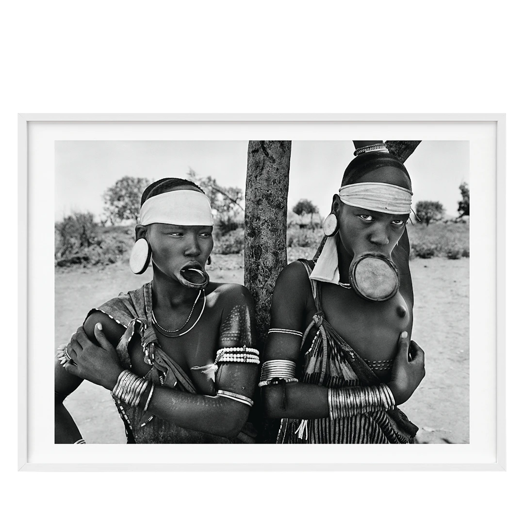 Genesis | Art Edition No. 1–100, Two Mursi Women, Omo Valley, Ethiopia | Signed