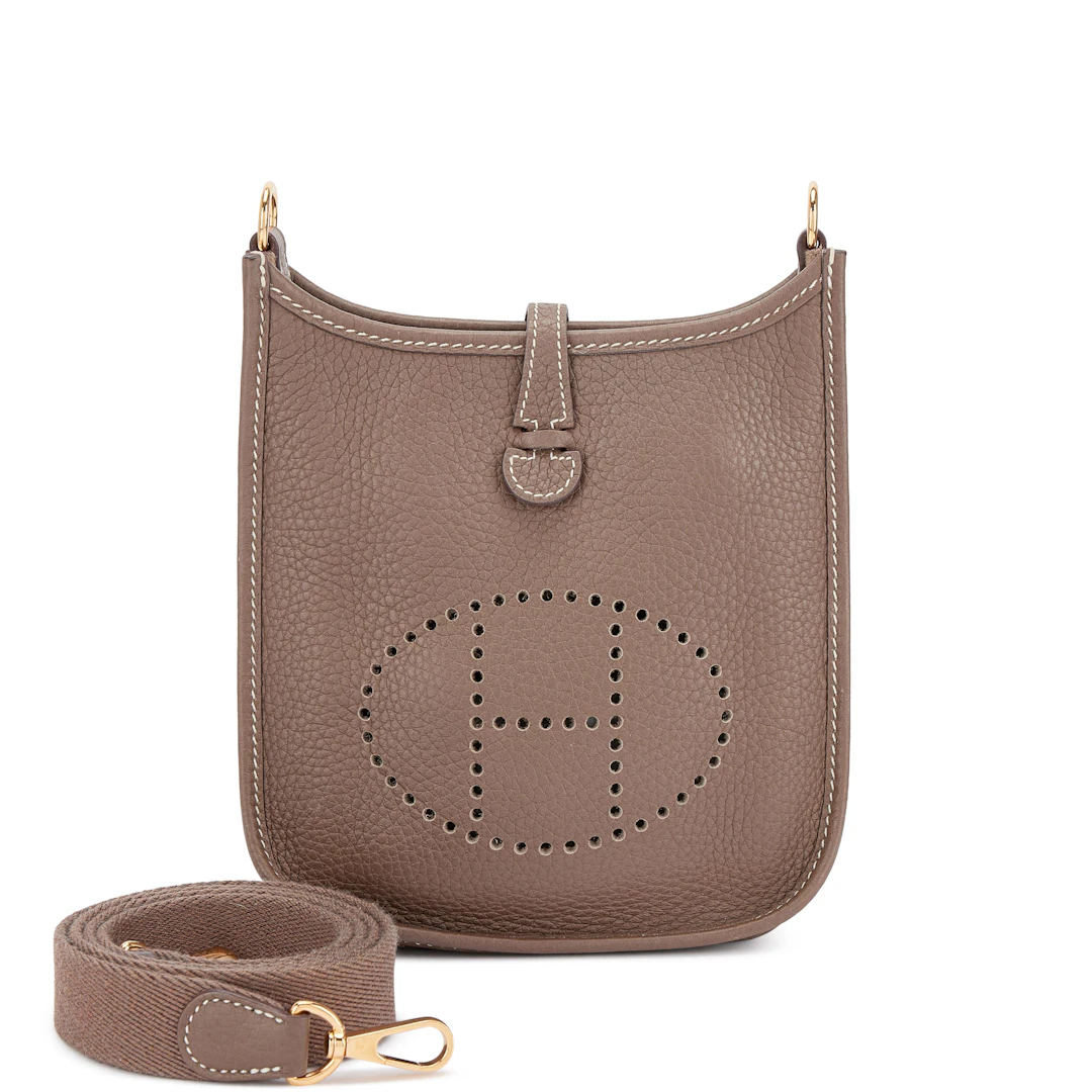 Etoupe Clemence Mini Evelyne TPM 16 Gold Hardware, 2021