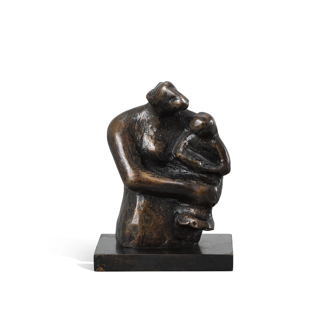 Half Figure Mother and Child