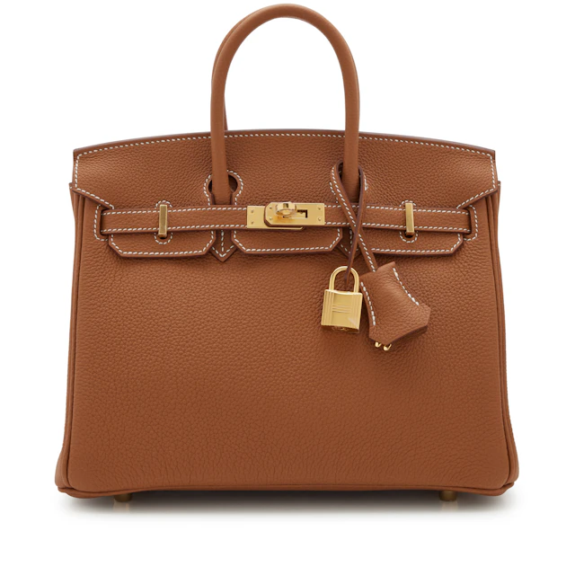 Gold Togo Birkin 25 Gold Hardware