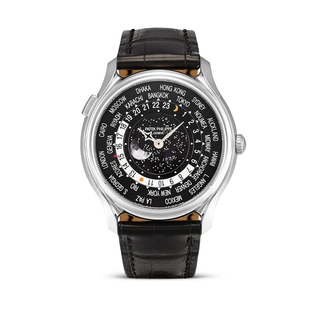 (Reference 5575). A limited edition white gold world time automatic
