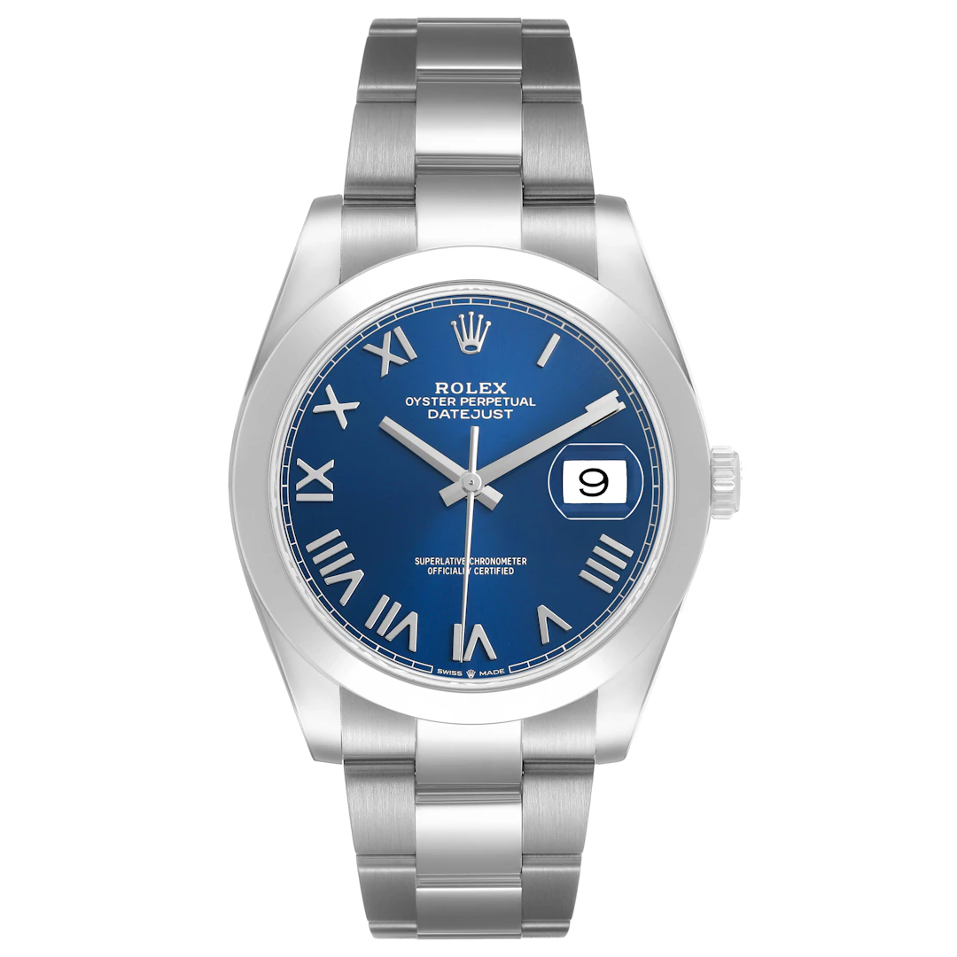 Datejust (Reference 126300). A 41mm unworn stainless steel automatic