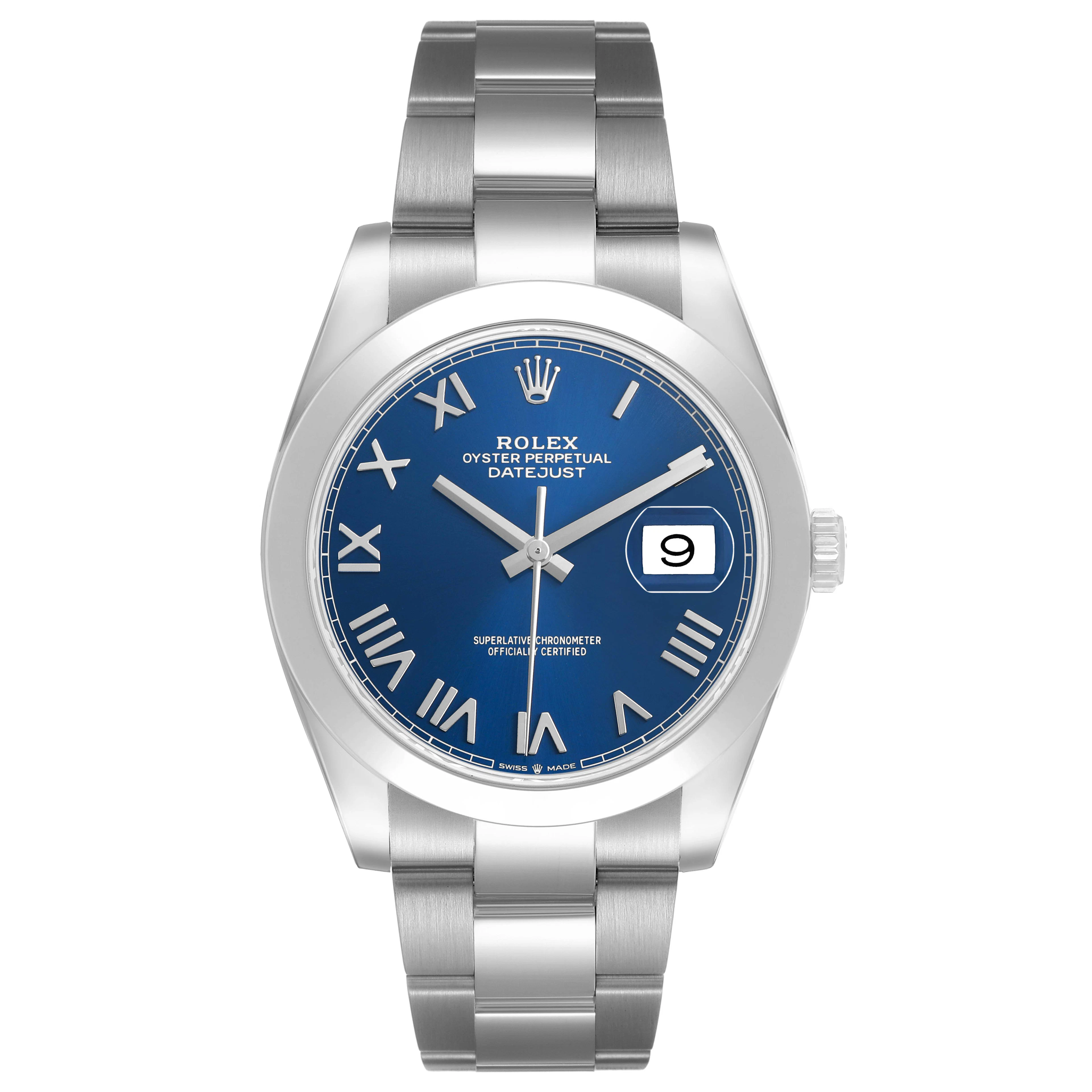 Datejust (Reference 126300). A 41mm unworn stainless steel automatic