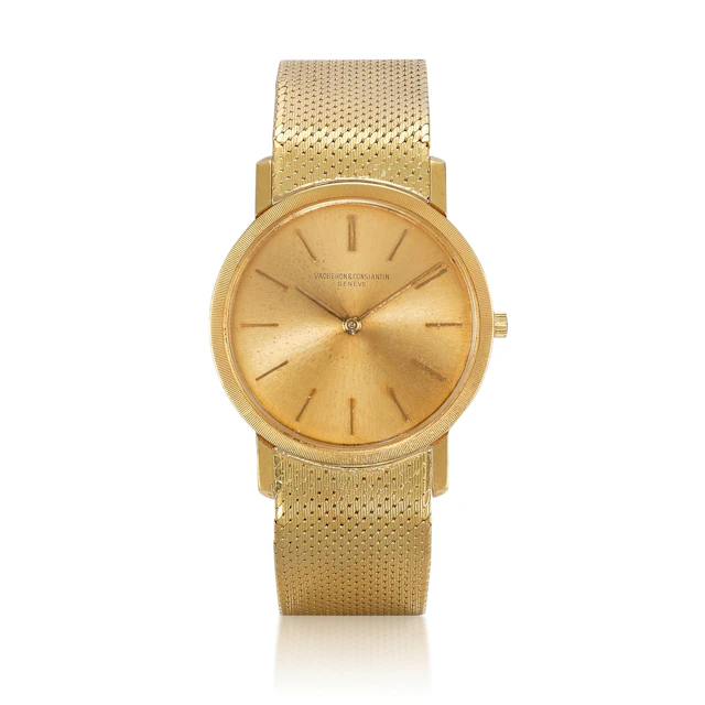 Patrimony (Reference 6351). A yellow gold manual winding wristwatch