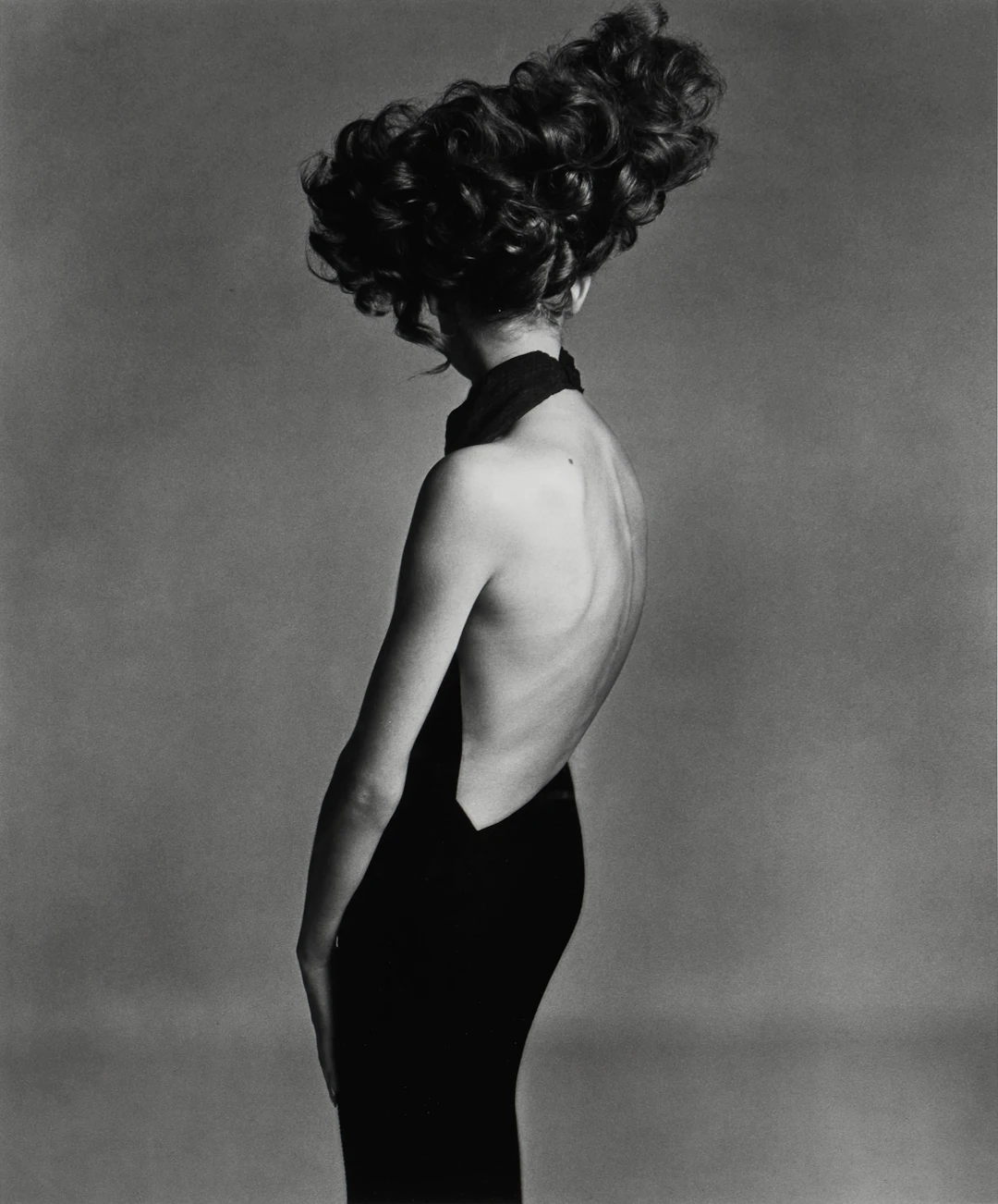 Jean Shrimpton, Evening Dress by Galitzine, Hair by Alexandria, Paris