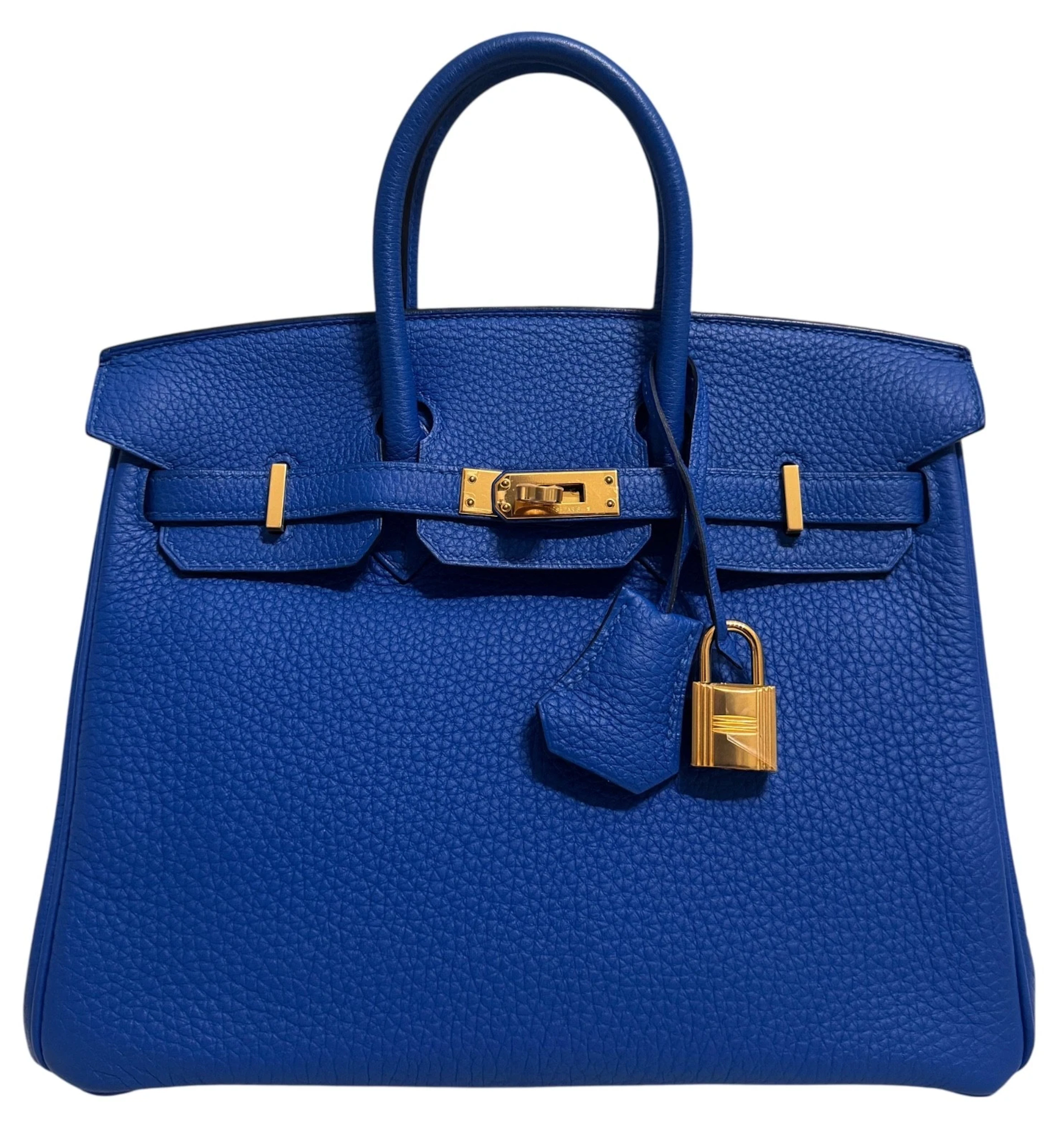 Bleu Zellige Togo Birkin 25 Gold Hardware, 2018