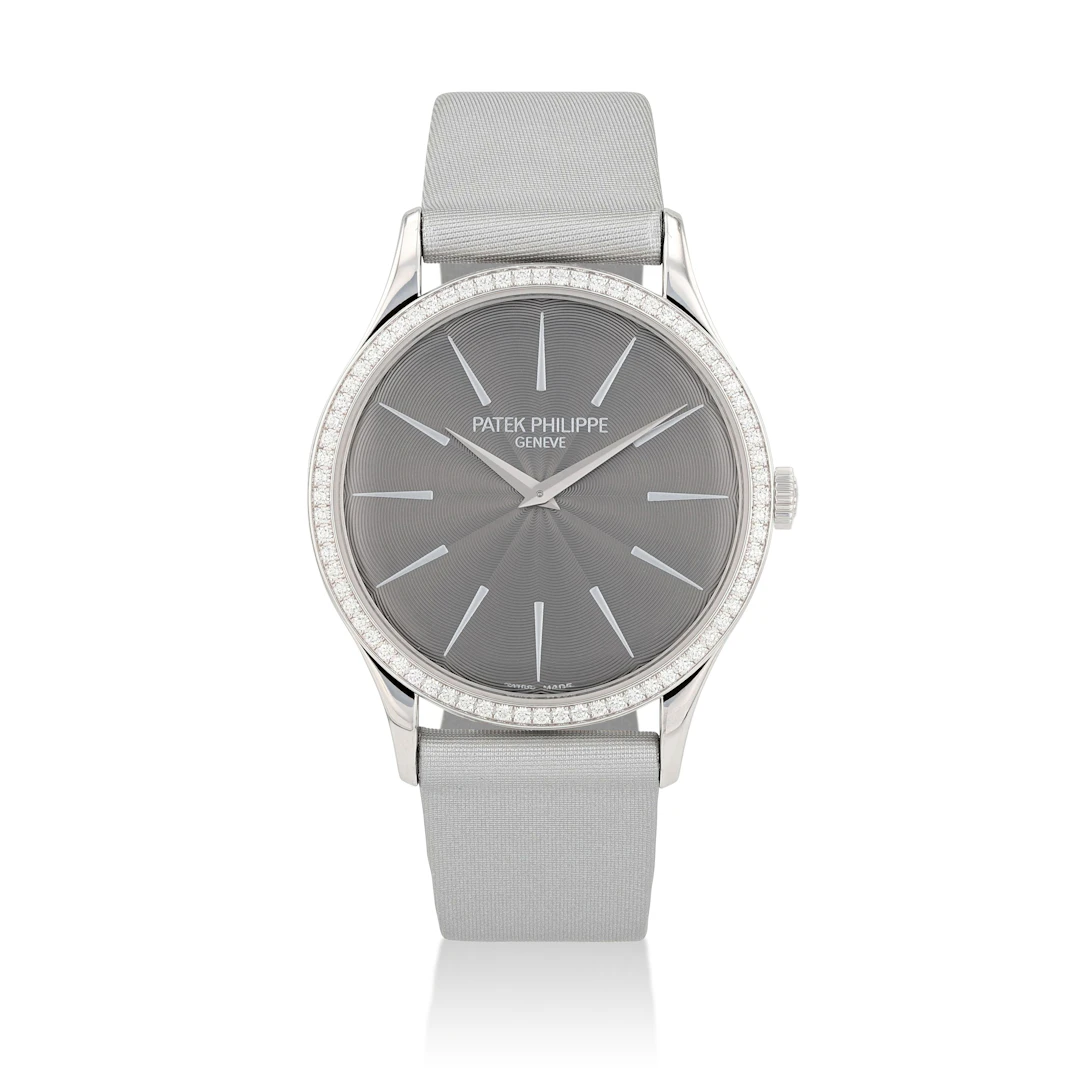 Calatrava, reference 4897G-010, white gold and diamond-set wristwatch