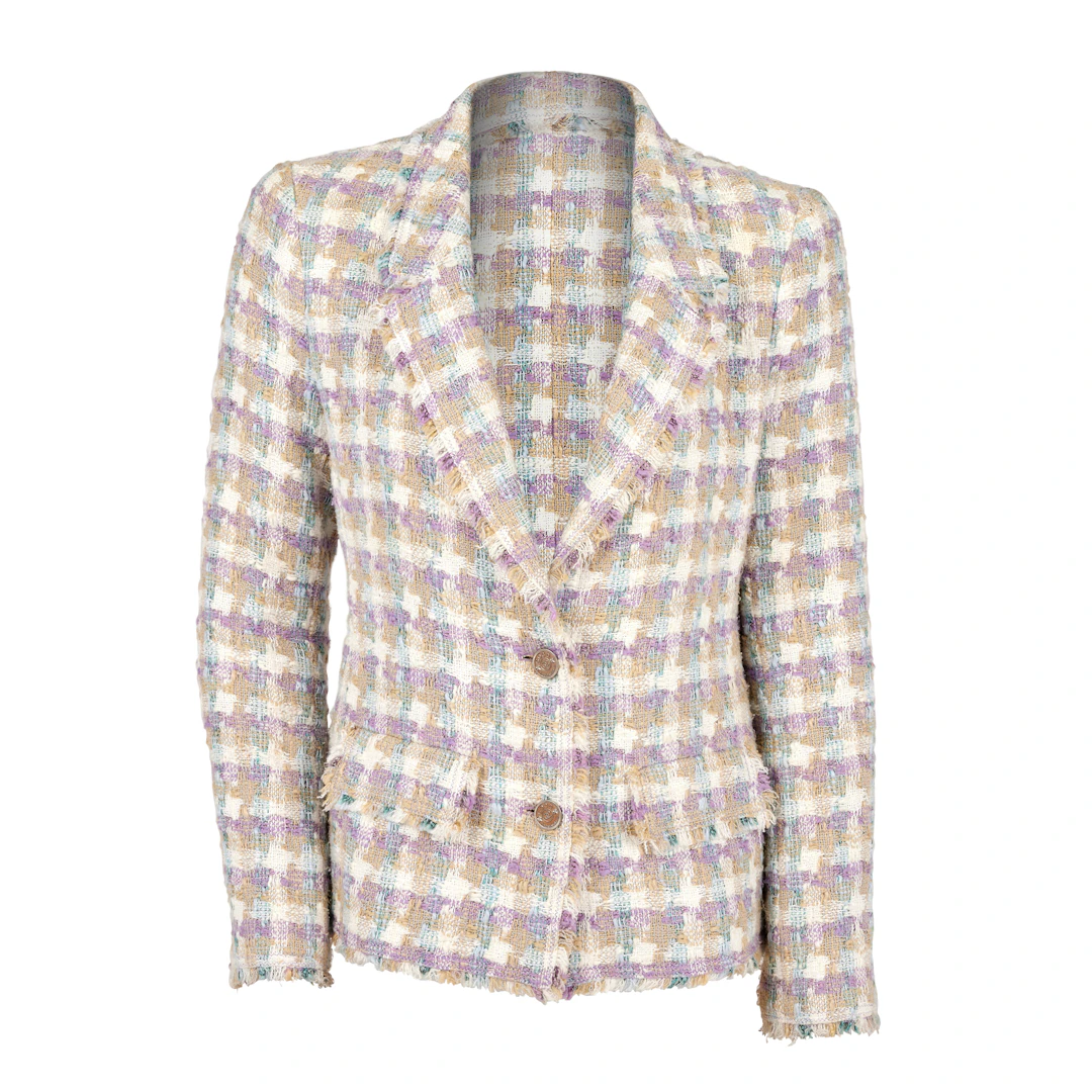 White, Purple and Blue Tweed Jacket, 2005