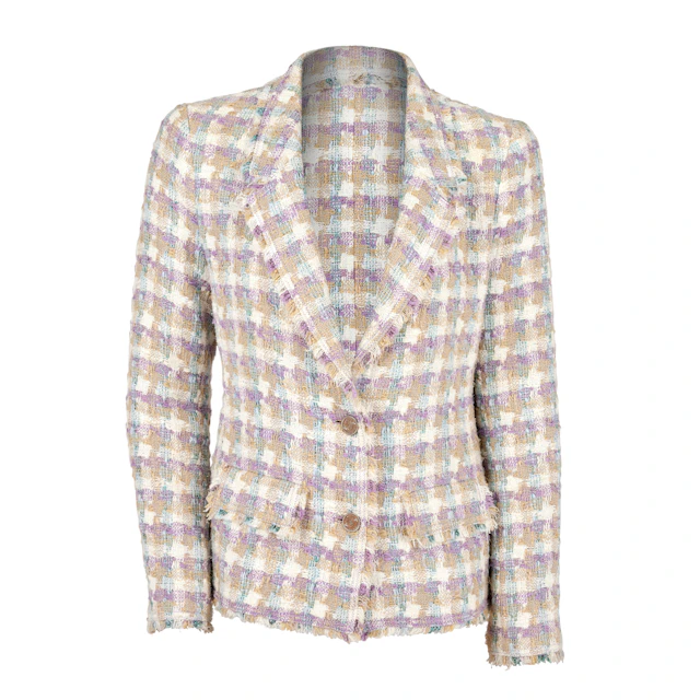 White, Purple and Blue Tweed Jacket, 2005