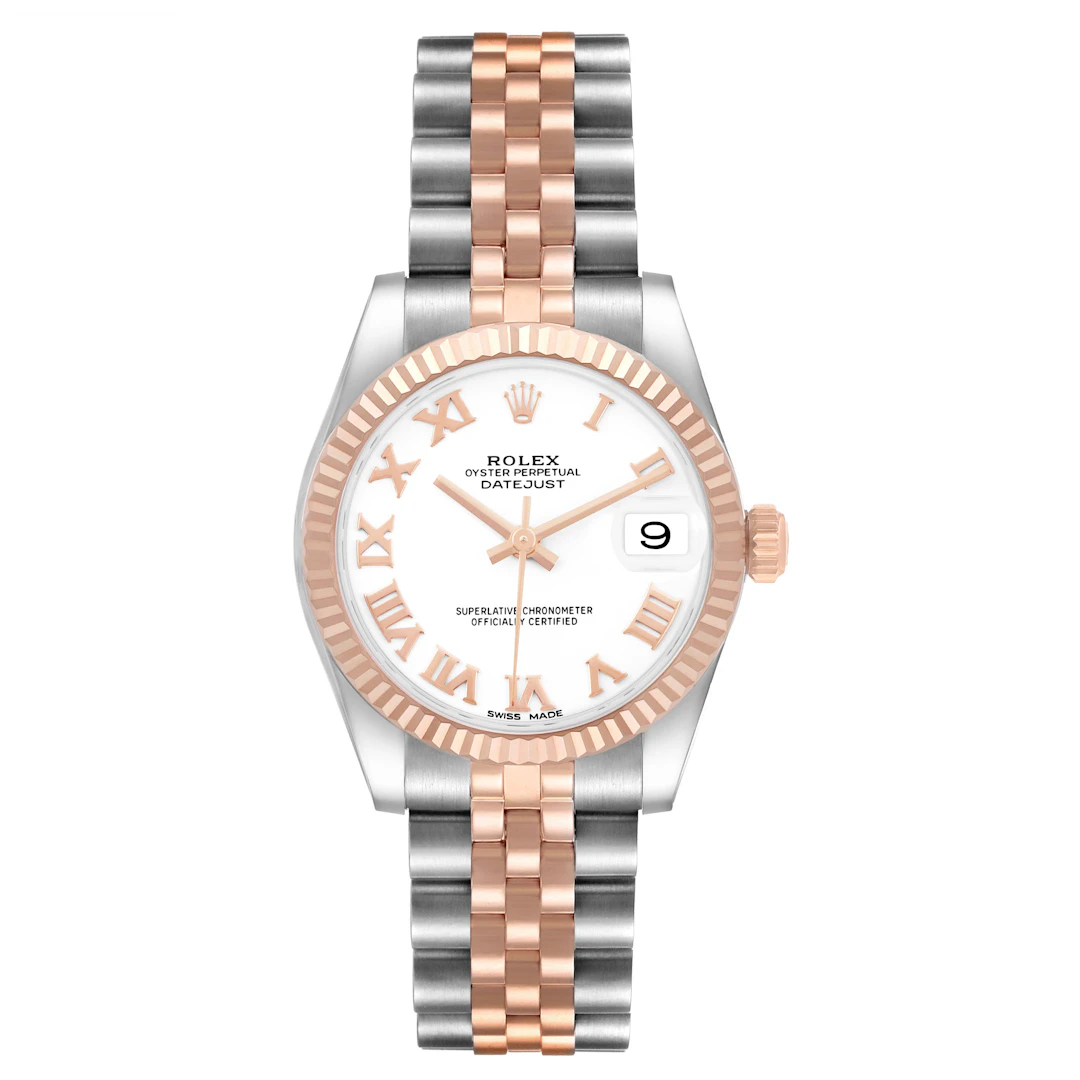 Datejust (Reference 178271). A 31mm stainless steel rose gold automatic