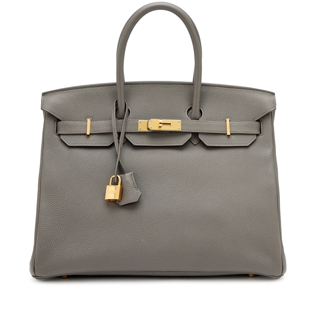 Etain Togo Birkin 35 Gold Hardware, 2019