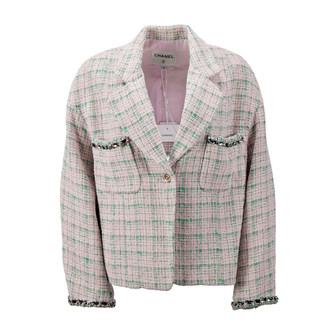 Pink and Green Tweed Jacket, 2021