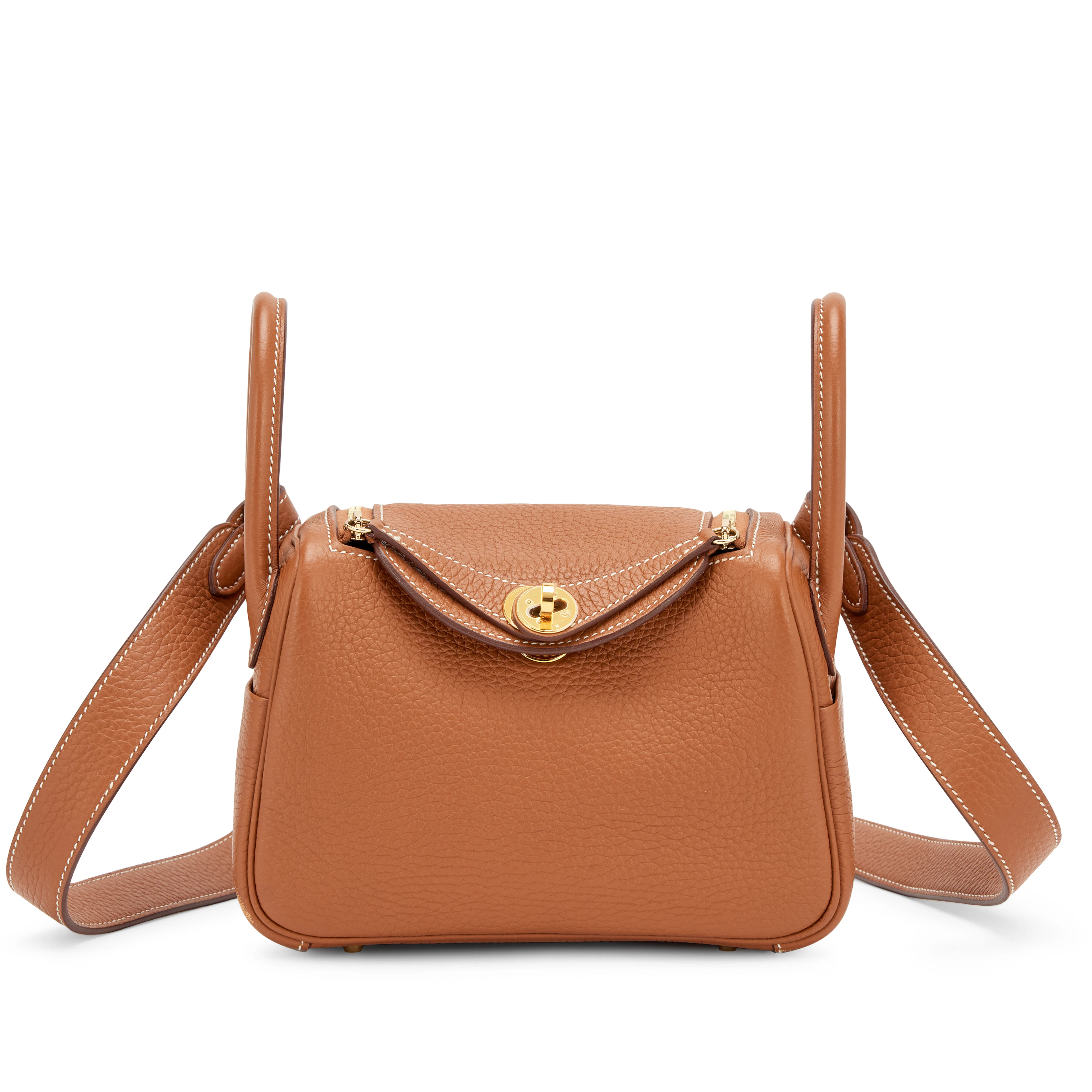 Gold Clemence Mini Lindy 20 Gold Hardware, 2023