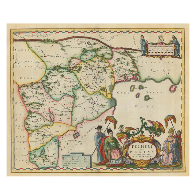 Dutch Map Of China
