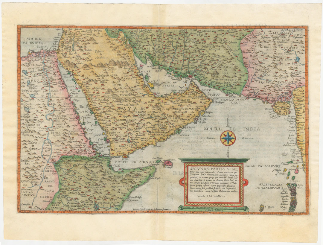 Belgian Map of the Middle East