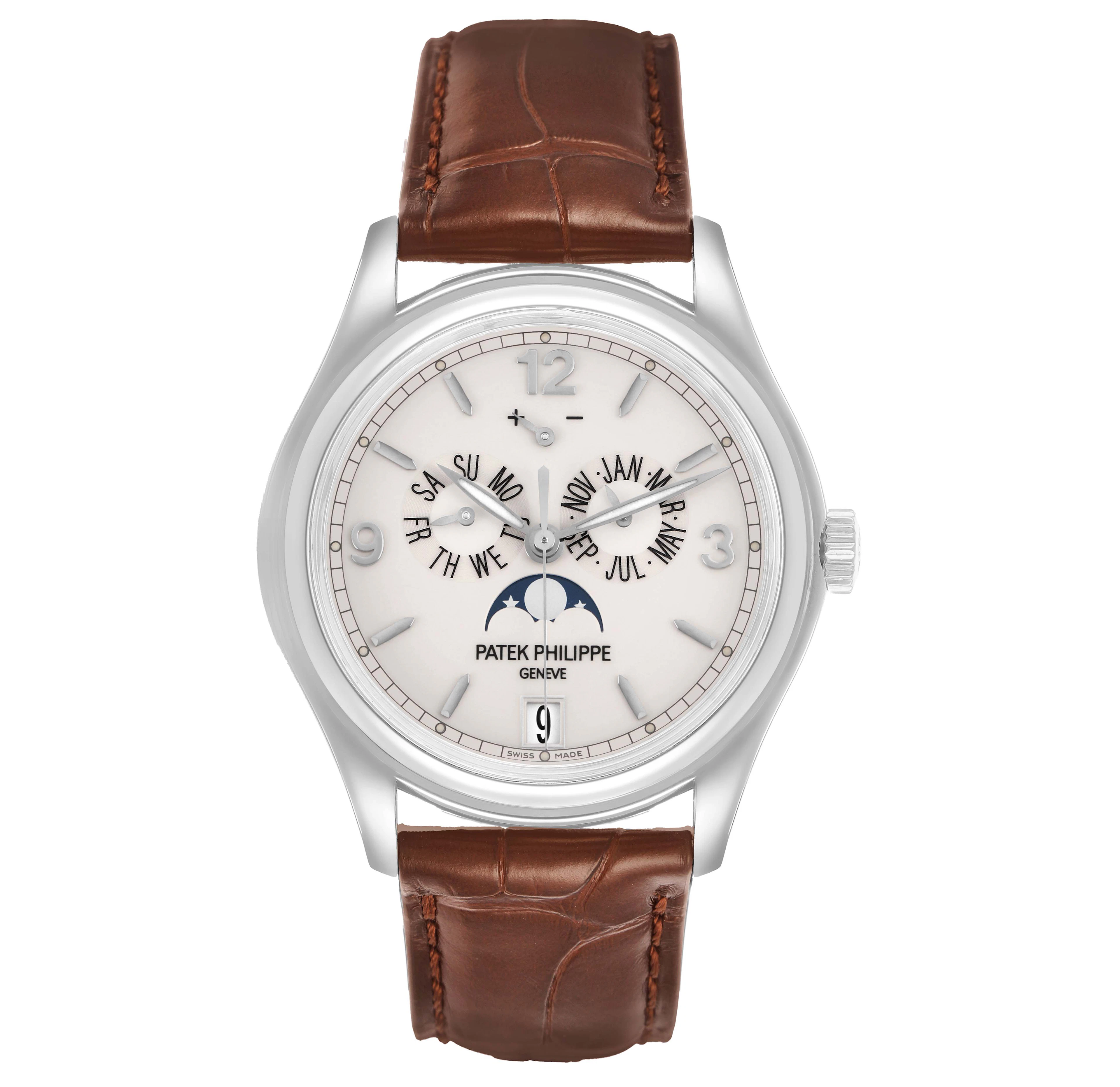 Complications (Reference 5146G-001). A 39mm white gold automatic wristwatch