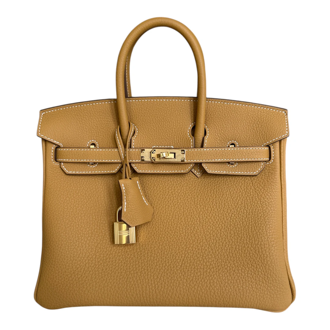 Natural Sable Togo Birkin 25 Gold Hardware, 2024