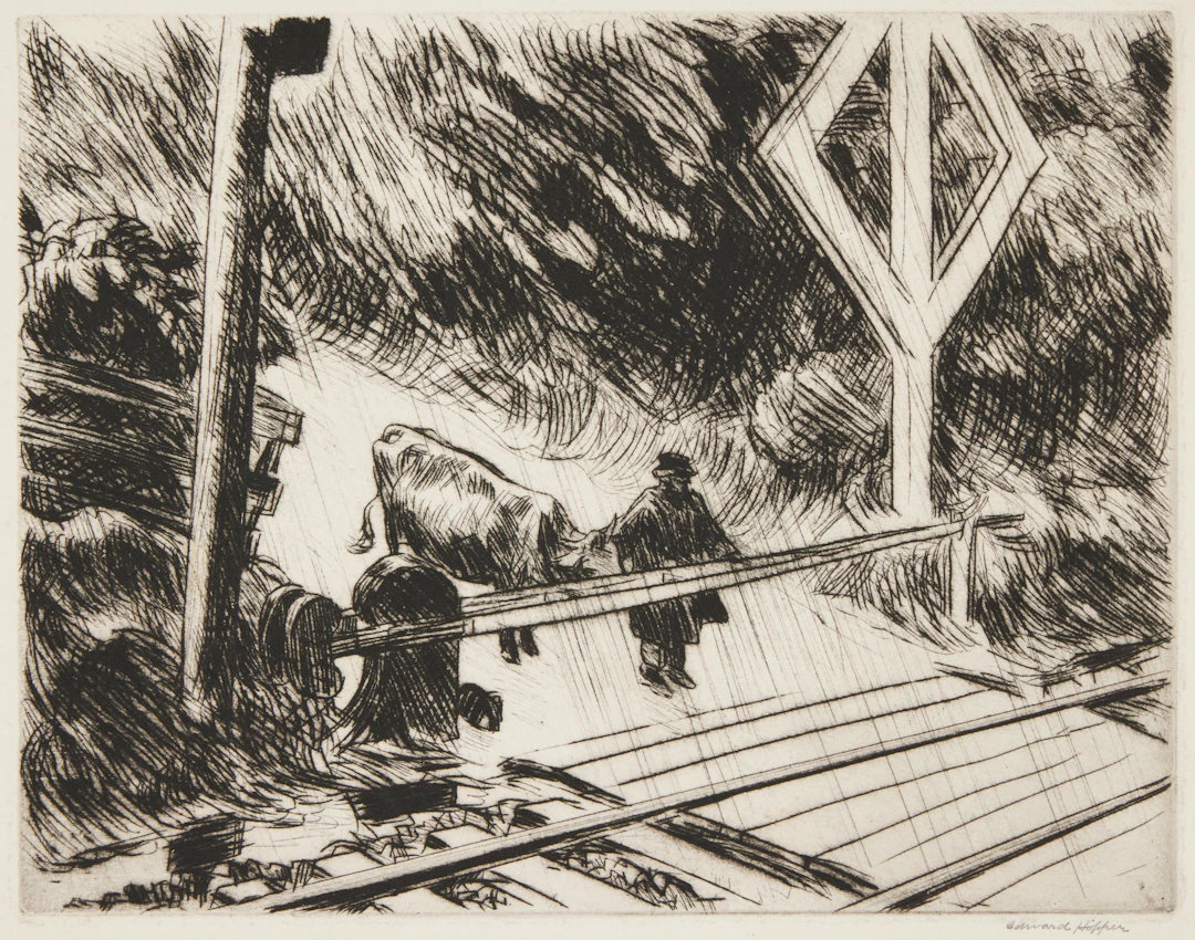 Railroad Crossing (Zigrosser 23; Levin 103)