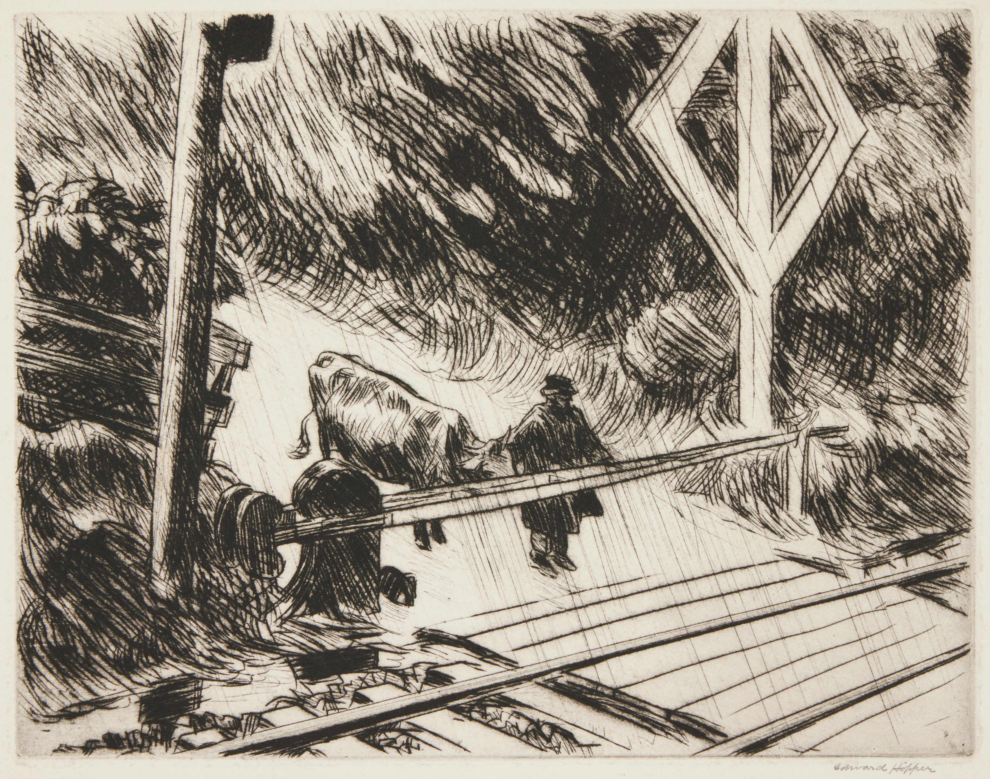 Railroad Crossing (Zigrosser 23; Levin 103)