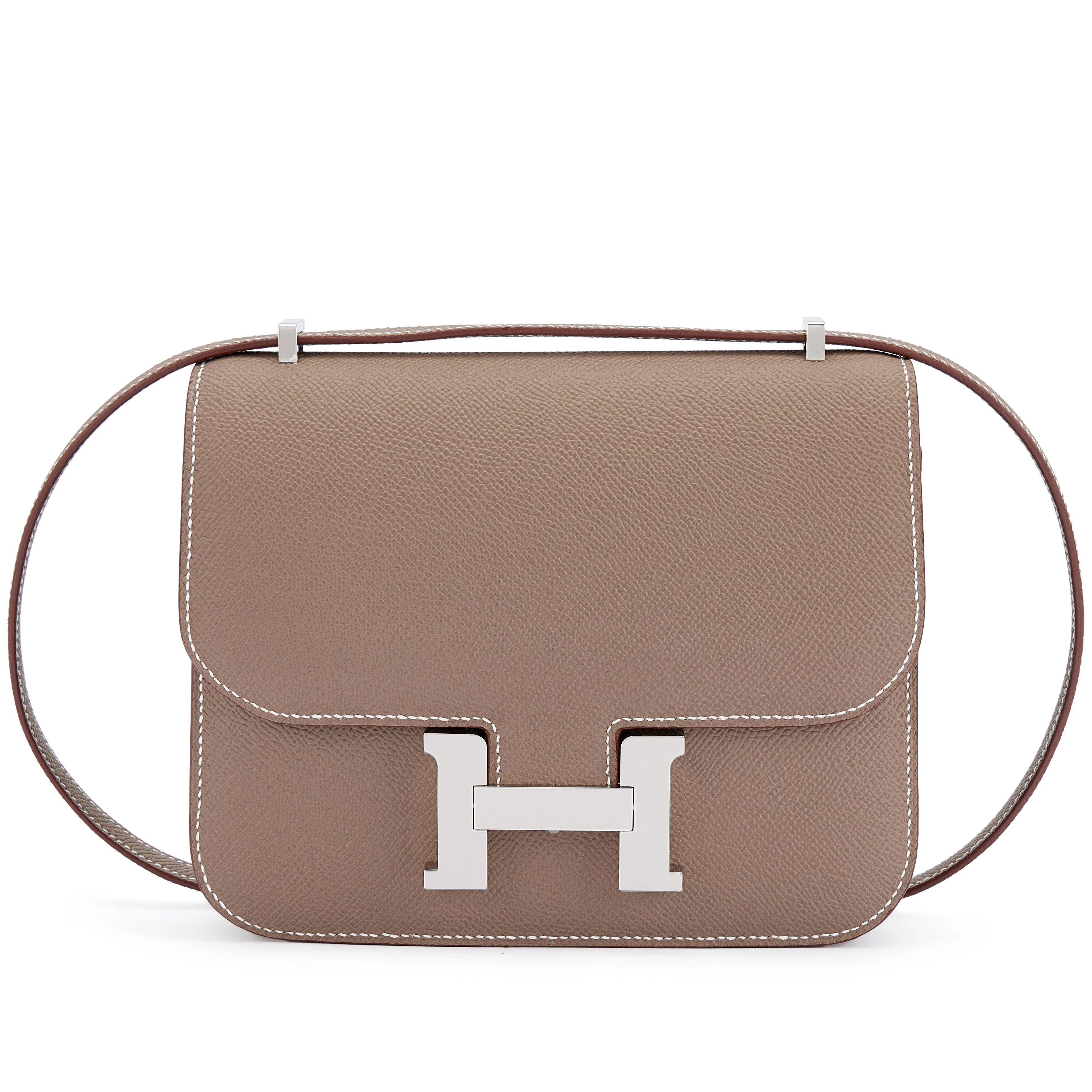 Etoupe Epsom Mini Constance 18 Palladium Hardware, 2026