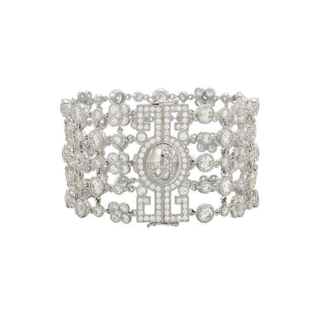 Palladium and 24.00ctw Diamond Bracelet