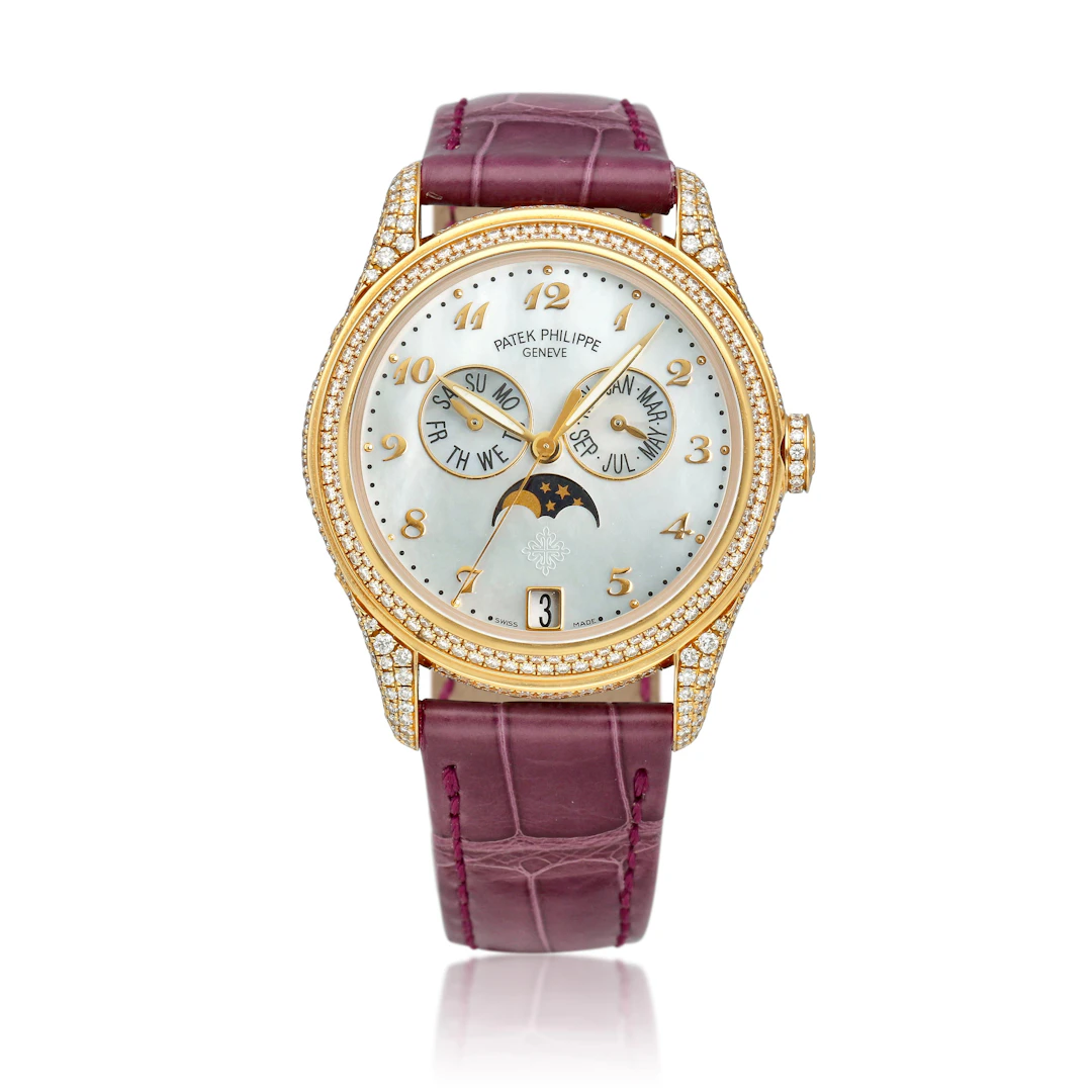 Complications (Reference 4937R-001). A 37mm rose gold diamond-set