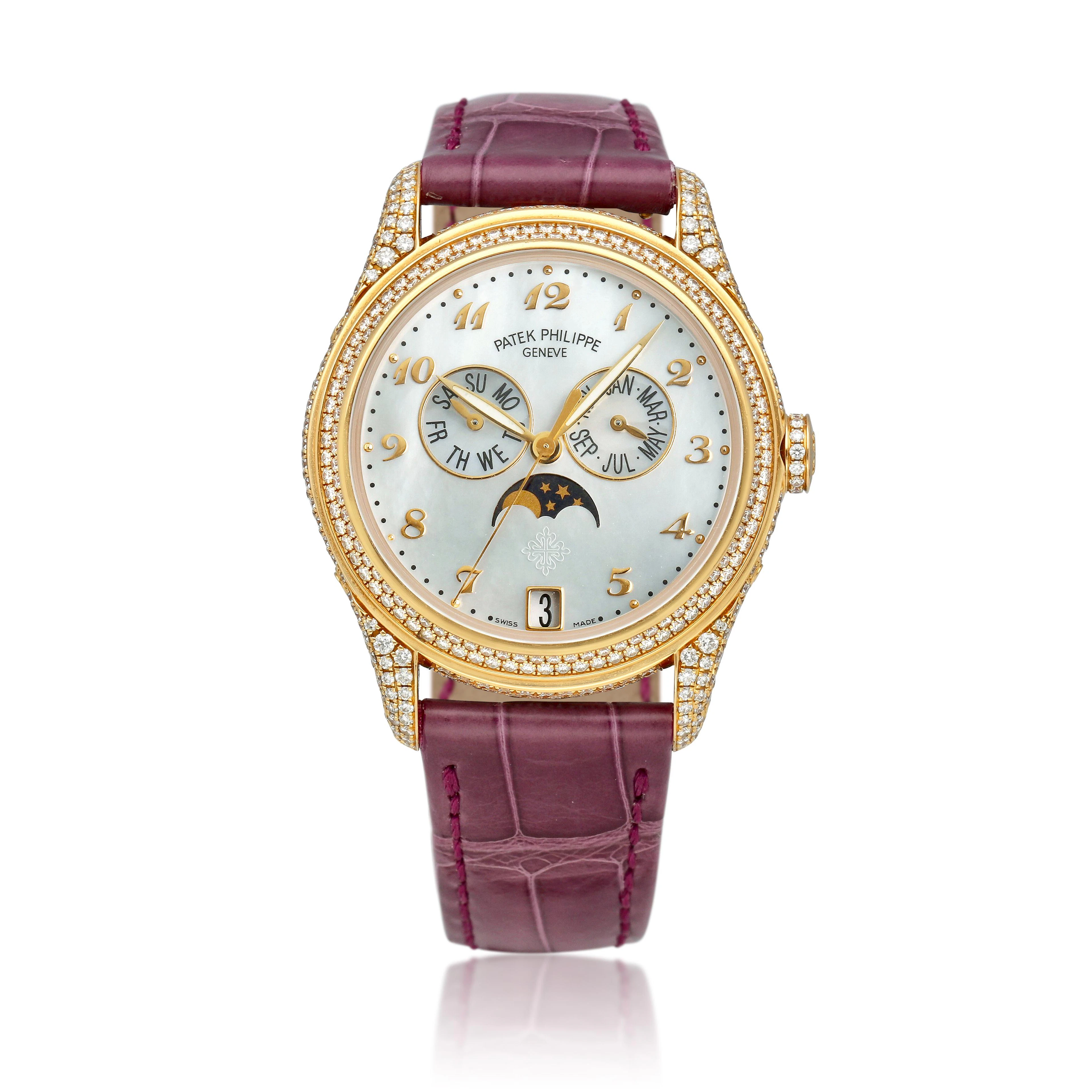 Complications (Reference 4937R-001). A 37mm rose gold diamond-set