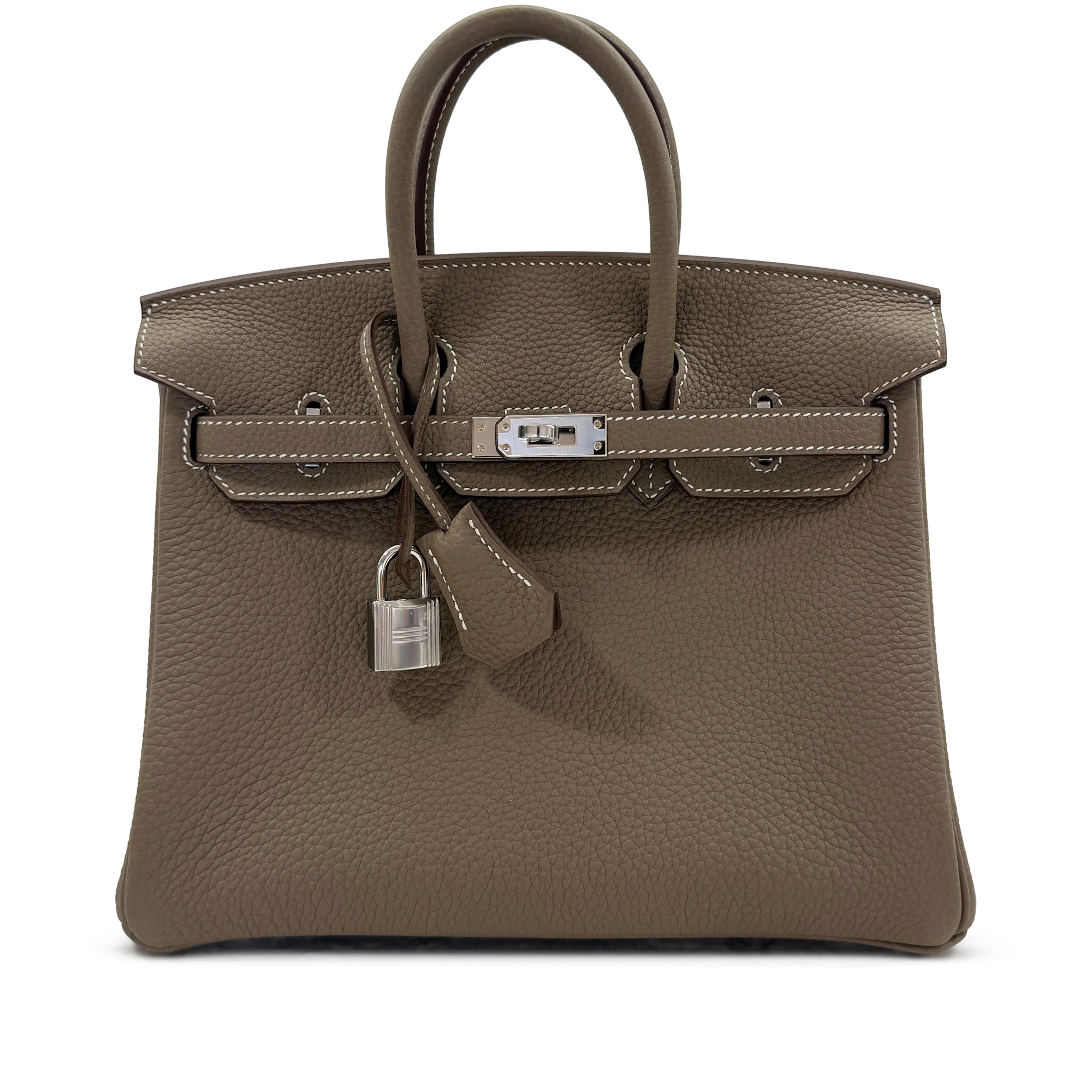 Etoupe Togo Birkin 25 Palladium Hardware, 2026