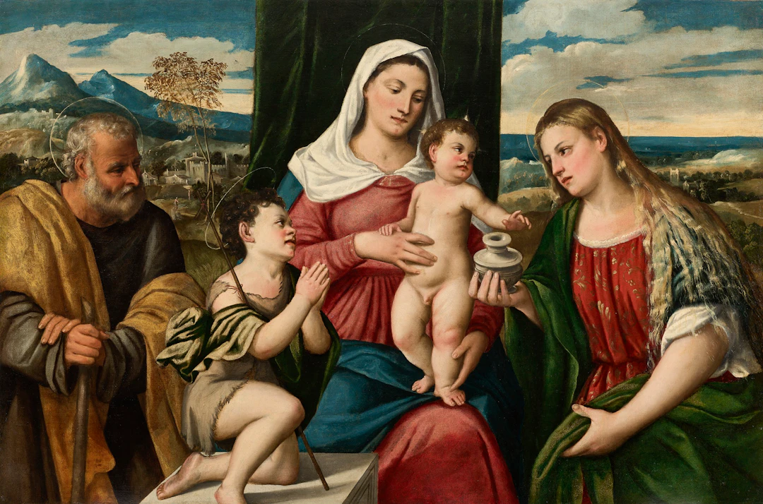 The Holy Family with the Infant Saint John the Baptist and Saint Mary Magdalene
