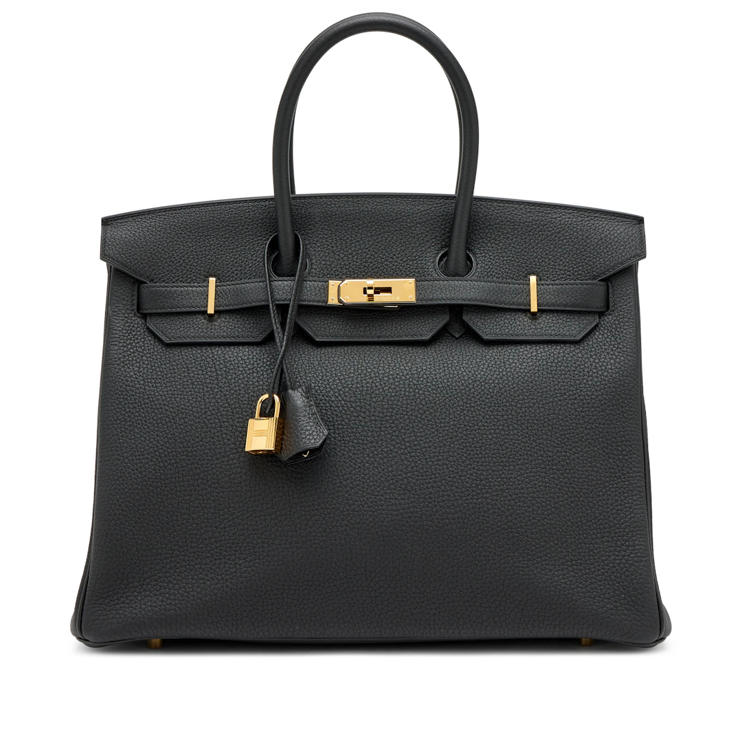 Black Togo Birkin 35 Gold Hardware, 2018