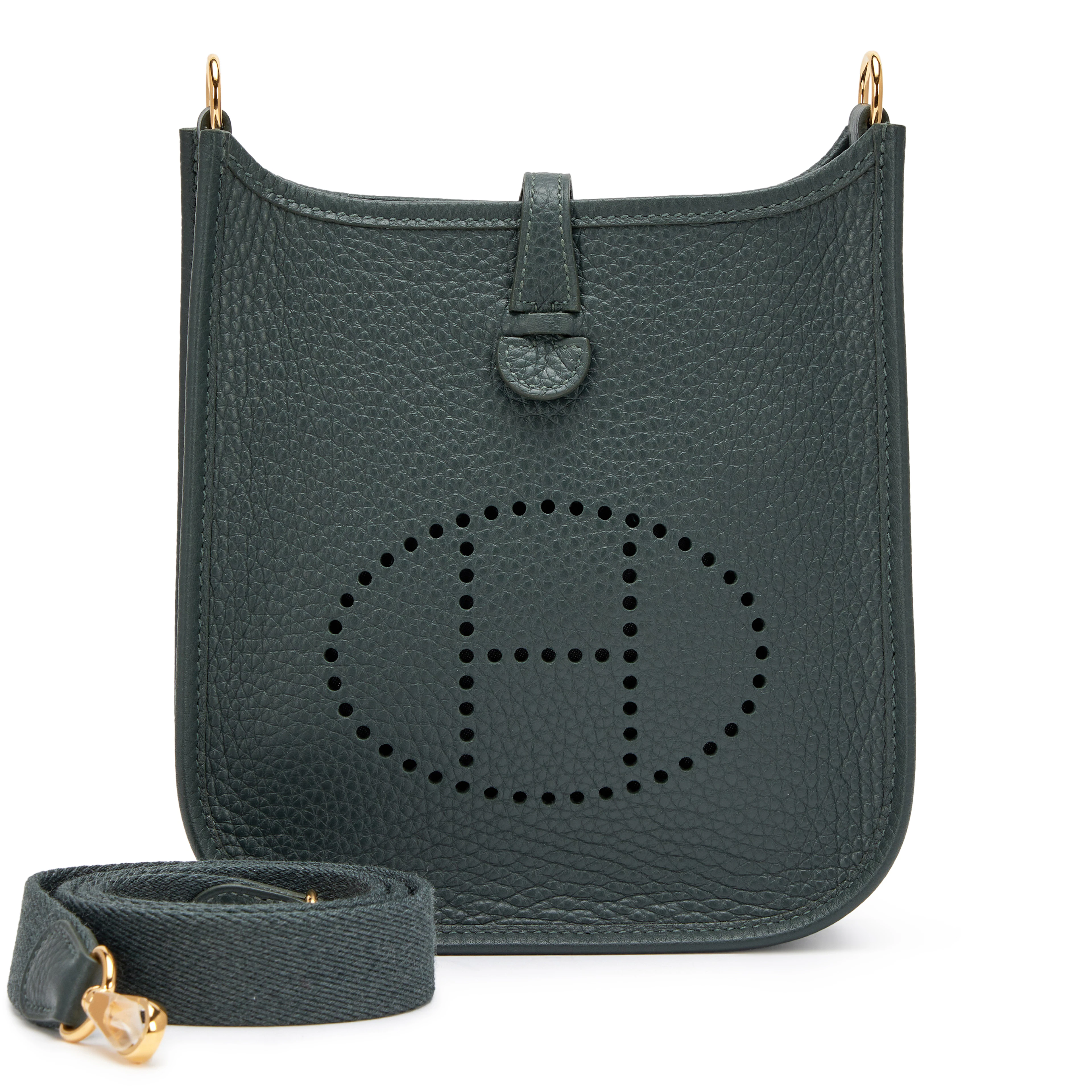 Vert Mangrove Clemence Mini Evelyne II TPM 16 Gold Hardware, 2025