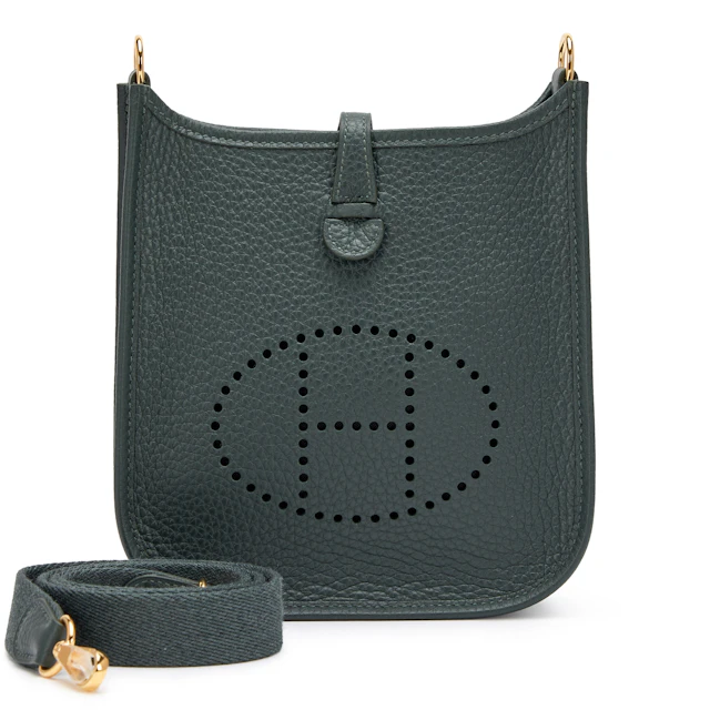 Vert Mangrove Clemence Mini Evelyne II TPM 16 Gold Hardware, 2025
