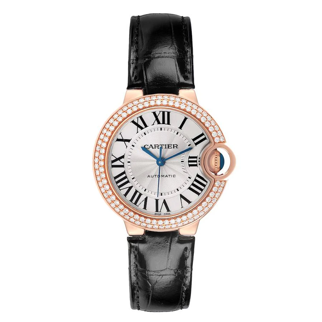 Ballon Bleu (Reference WE902066). A 33mm rose gold diamond set automatic